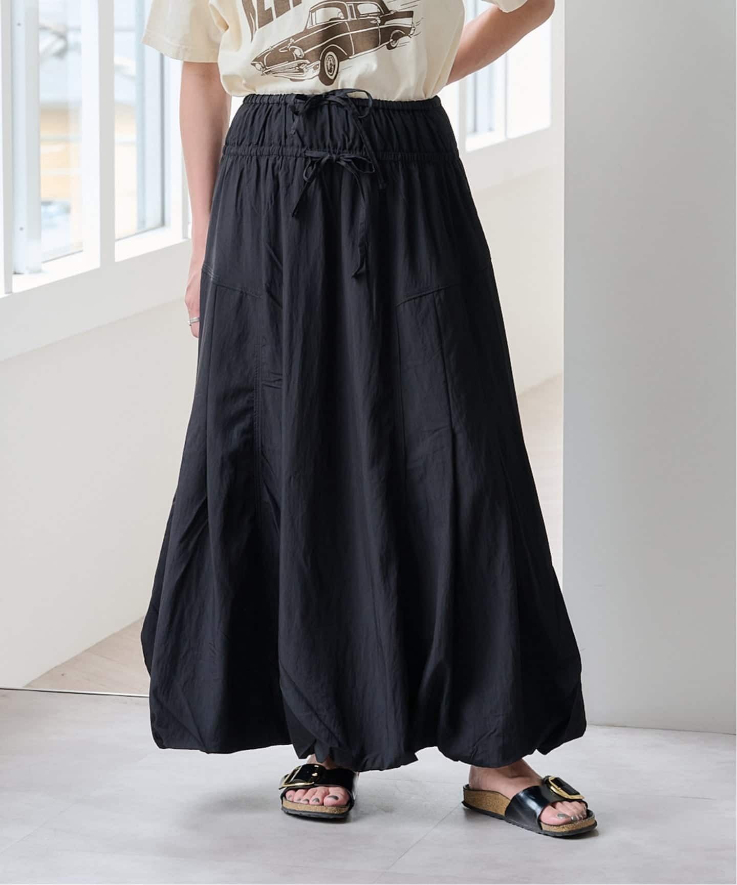 anuke Volume Balloon Skirt バルーンスカート ànuke online store（アンヌーク） / Volume Balloon