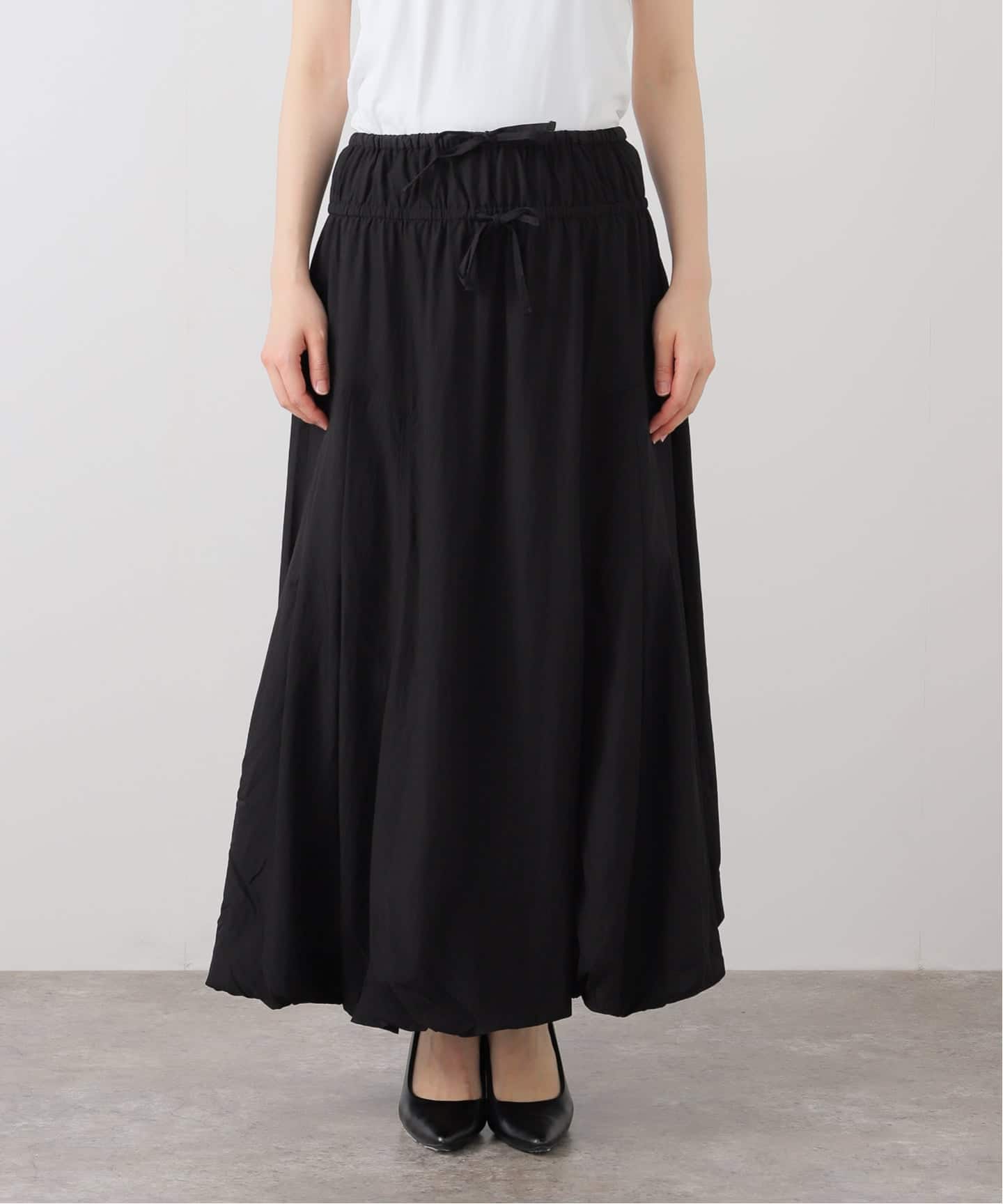 anuke Volume Balloon Skirt バルーンスカート ànuke online store（アンヌーク） / Volume Balloon