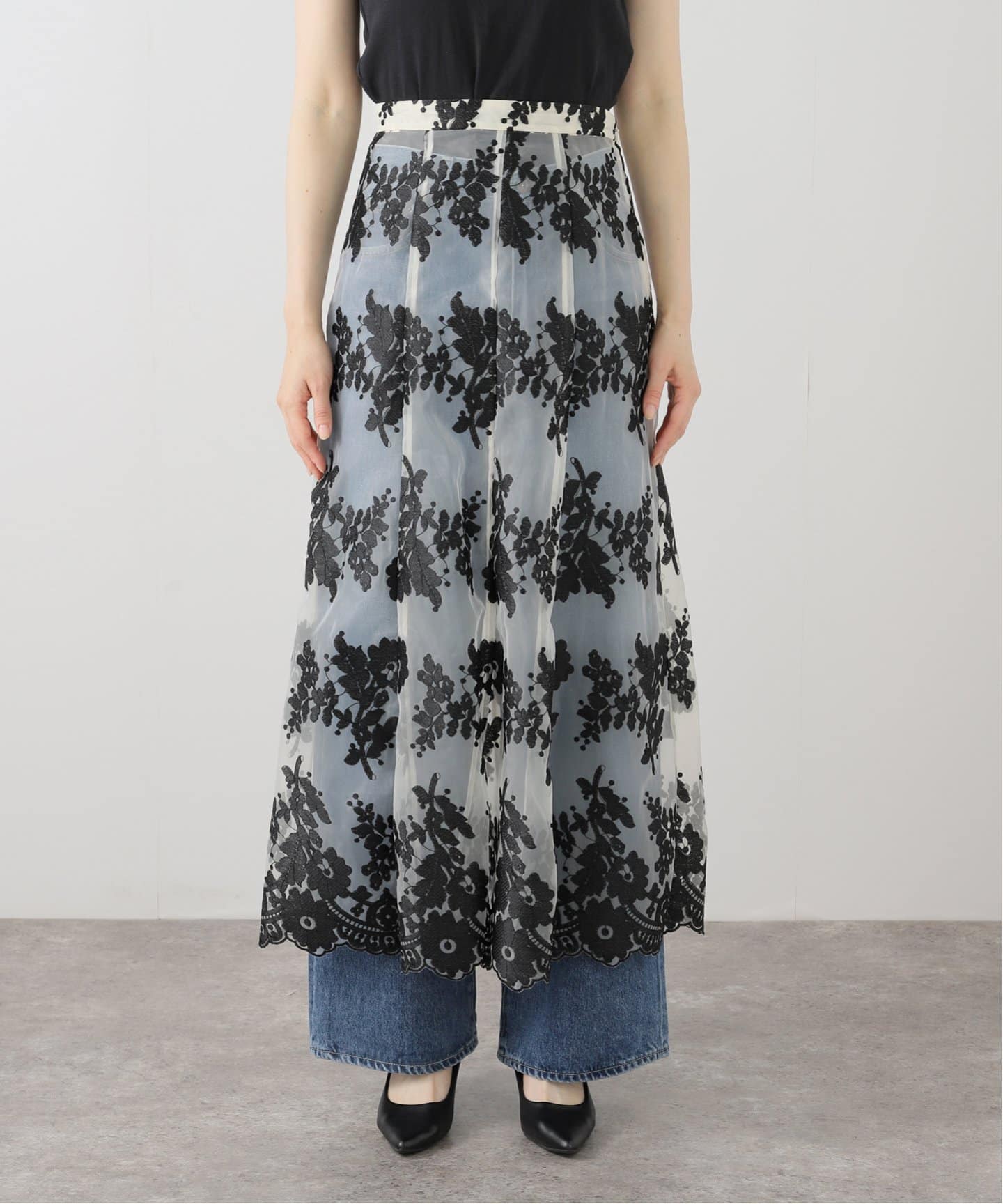 新品未使用 CLANE SHEER FLOWER LACE SKIRT サイズ1 新品未使用 CLANE SHEER FLOWER LACE SKIRT サイズ1 - メルカリ