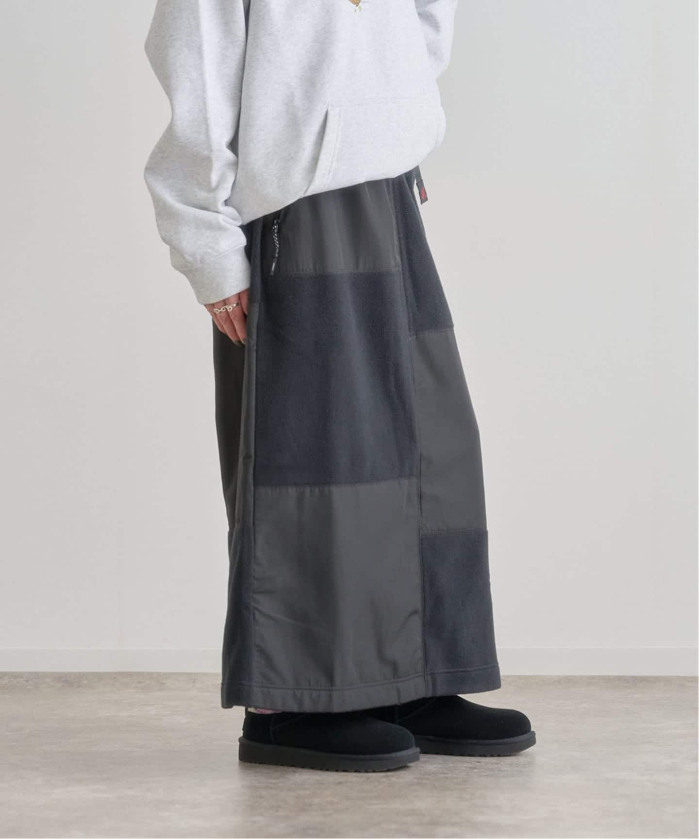 GRAMICCI THERMAL FLEECE PATCH SKIRT（ロング・マキシ丈スカート