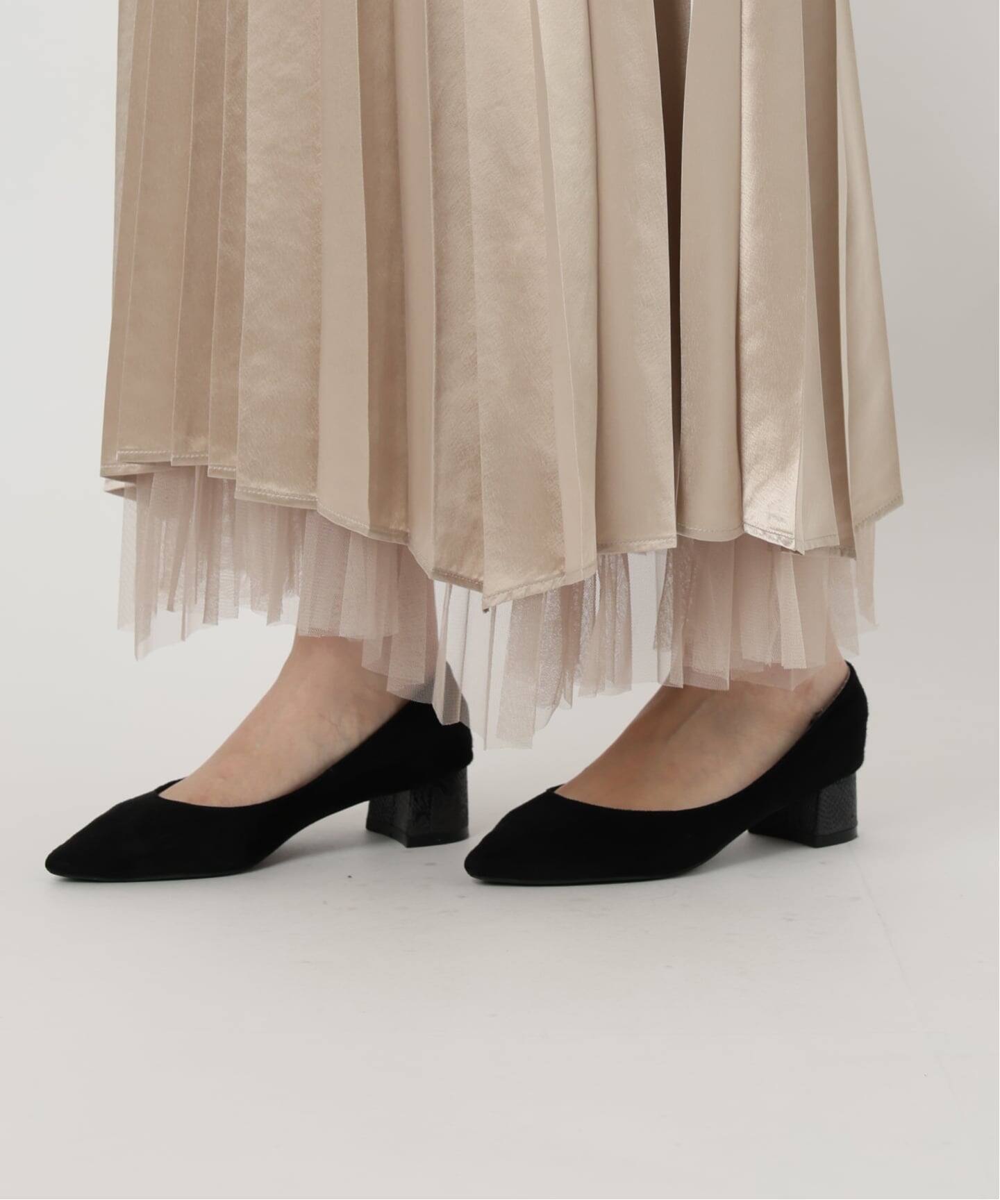 洗える】ダブルアコーディオンプリーツスカート（ロング・マキシ丈