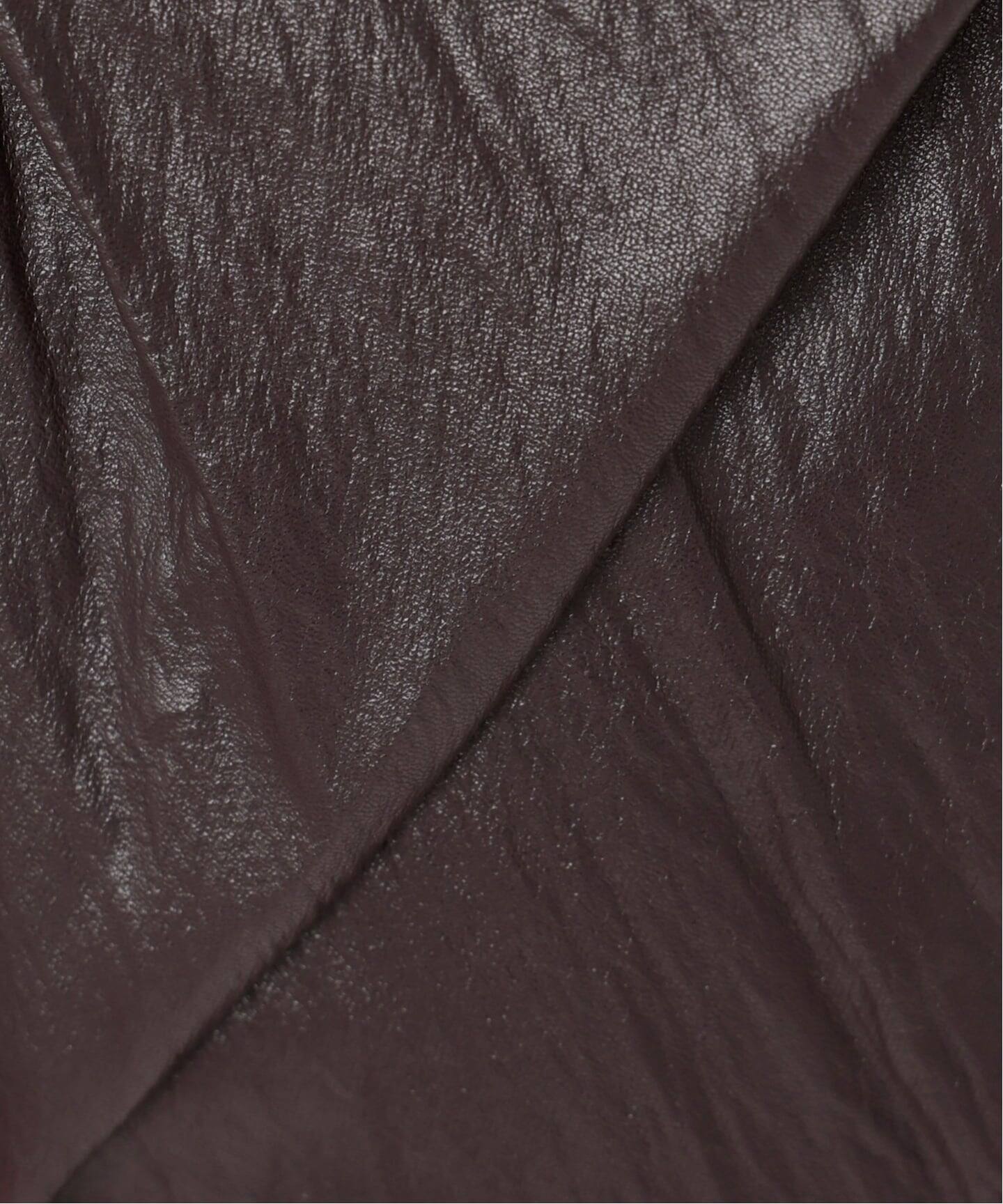 洗える】ウォッシャブルレザーライクスカート（ロング・マキシ丈