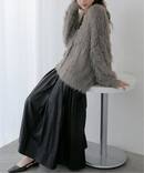 【洗える】ウォッシャブルレザーライクスカート