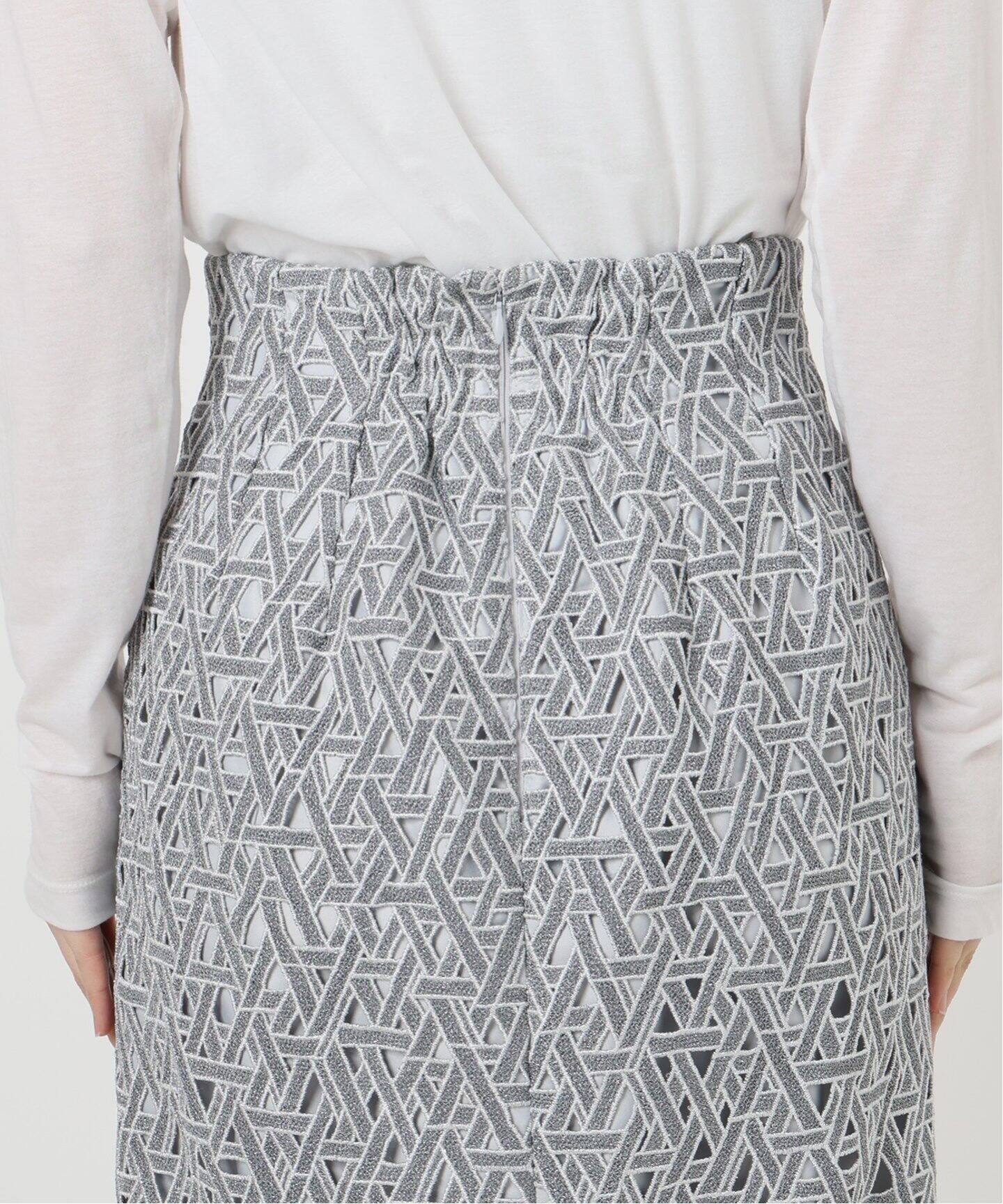 追加3》【洗える】レースタイトスカート（ロング・マキシ丈スカート