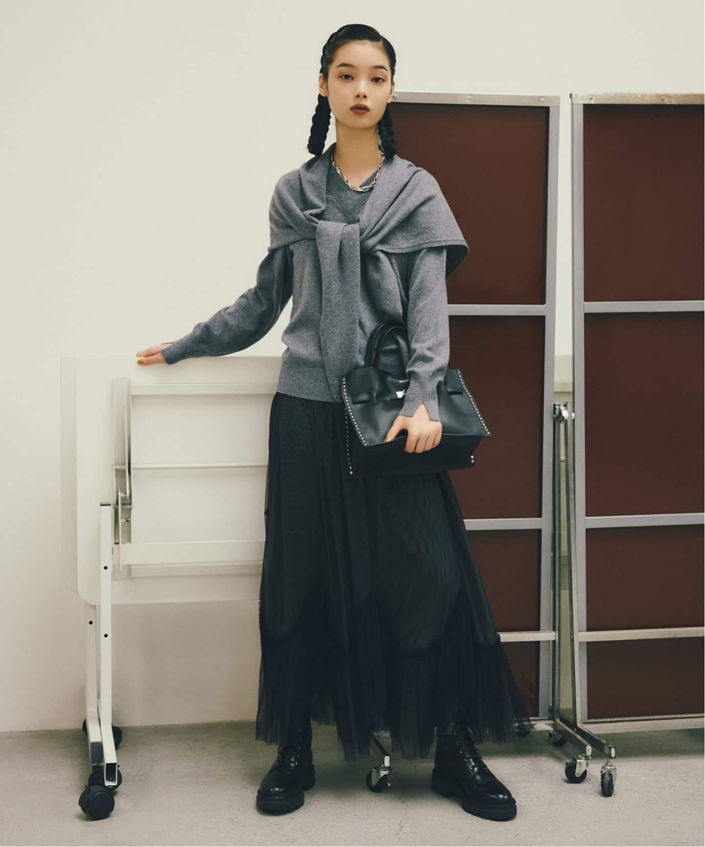 ラ トータリテ（La TOTALITE）/【洗える】ランダムヘム2WAYチュールスカート 洗える】ランダムヘム2WAYチュールスカート（ロング・マキシ丈スカート