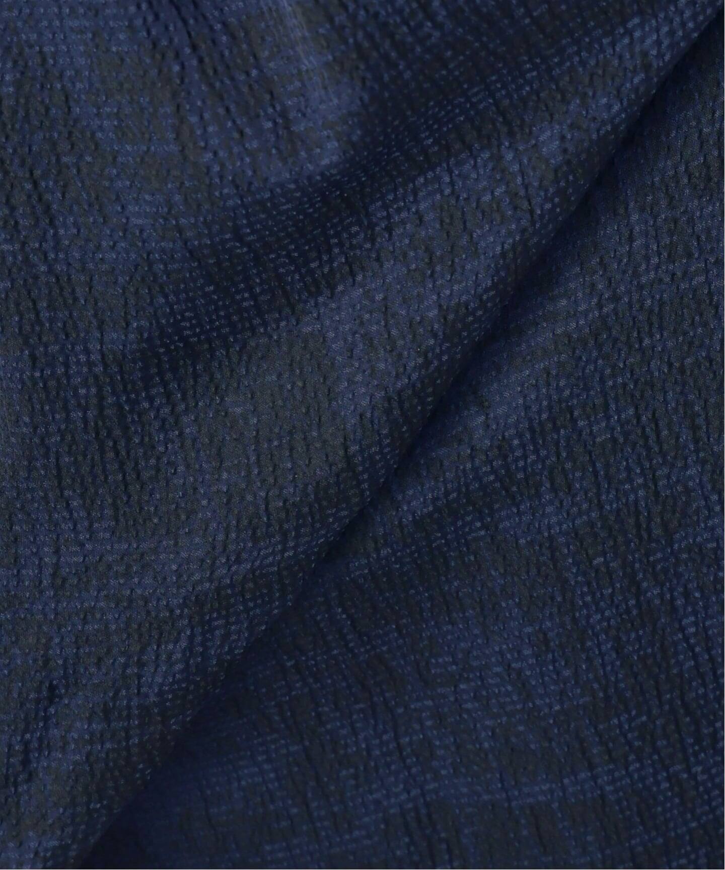 洗える】幾何柄サッカータックスカート（ロング・マキシ丈スカート