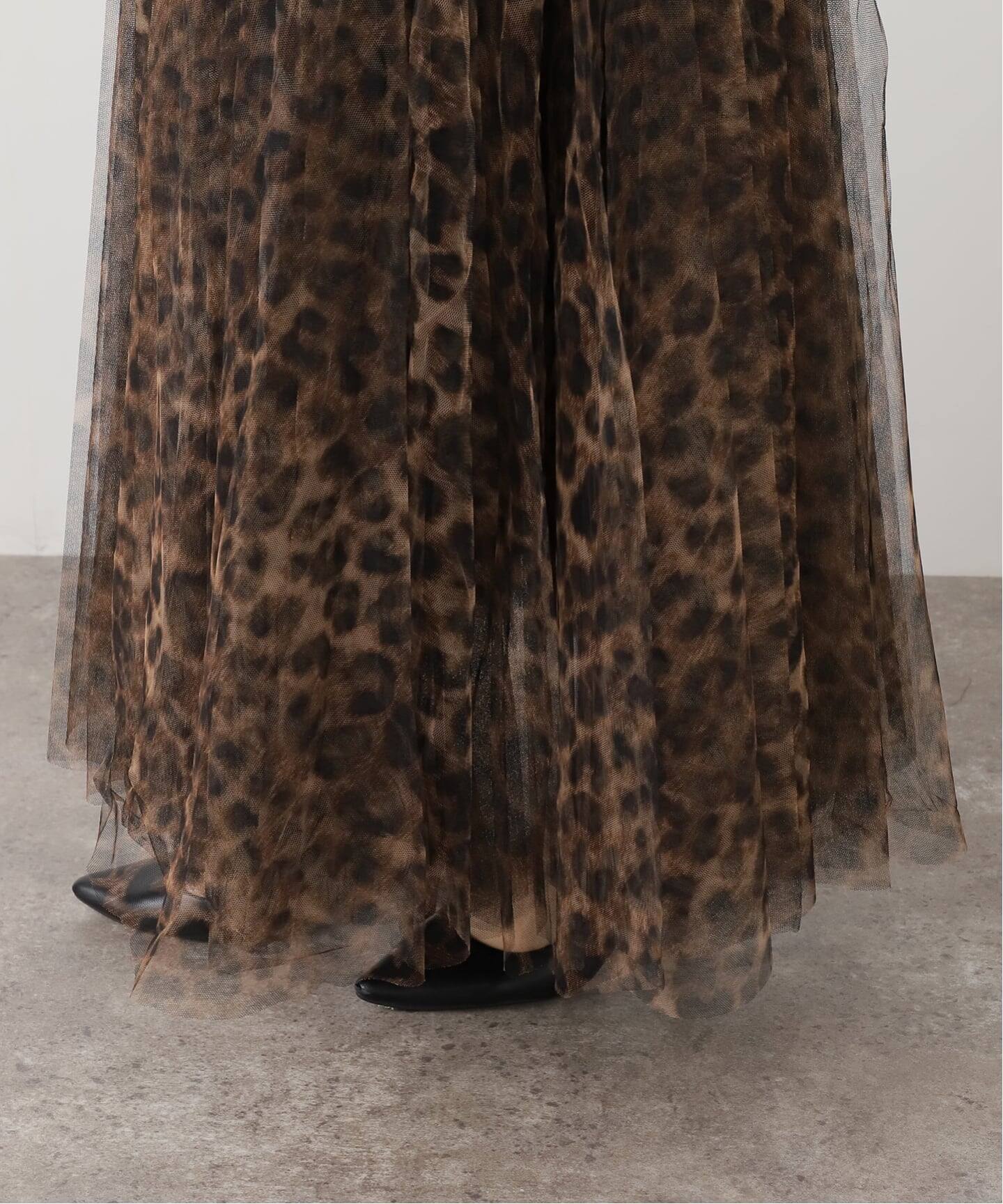 洗える】CHOKLATE PARIS /チョコレートパリ レオパード チュール