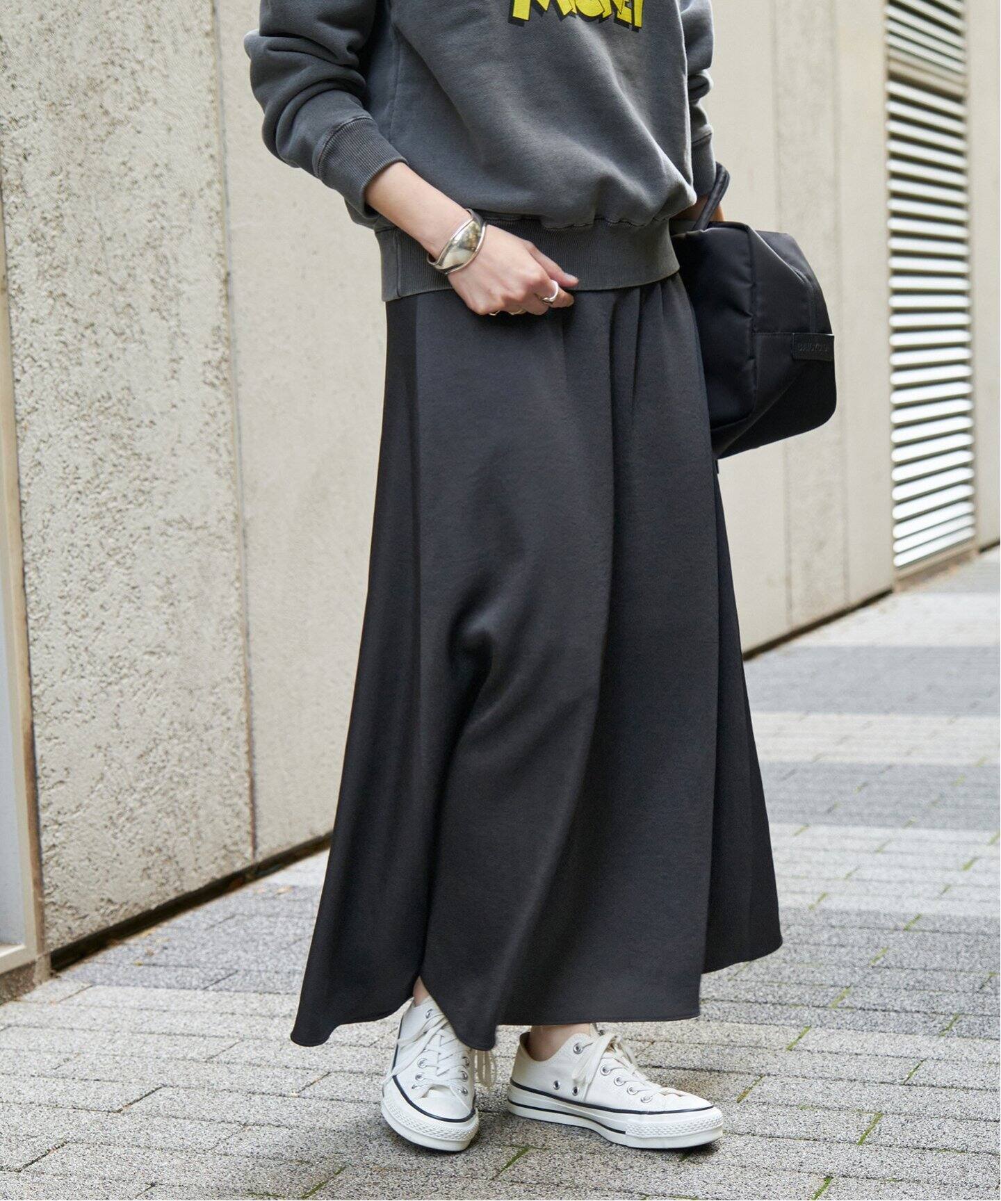 ジョーゼットサテンスカート（ロング・マキシ丈スカート）｜Spick and  