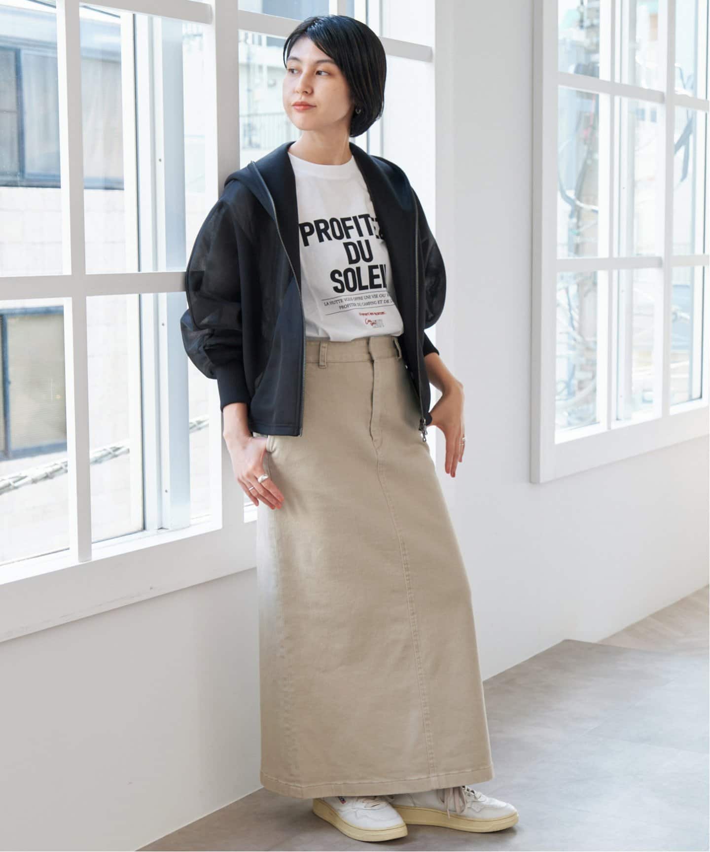 【新品タグあり】Spick and Span ストレッチウォッシュデニムスカート ストレッチウォッシュスカート（ロング・マキシ丈スカート