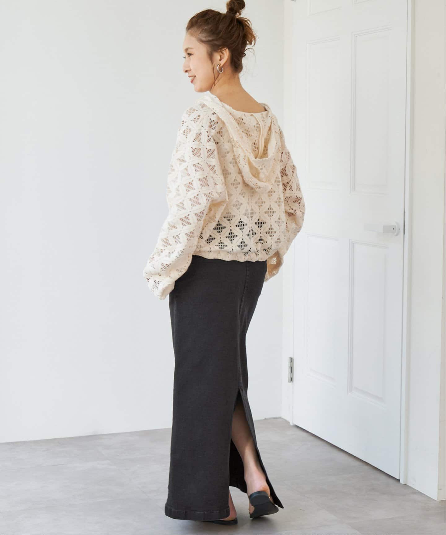 【新品タグあり】Spick and Span ストレッチウォッシュデニムスカート 新品タグあり】Spick and Span ストレッチウォッシュスカート