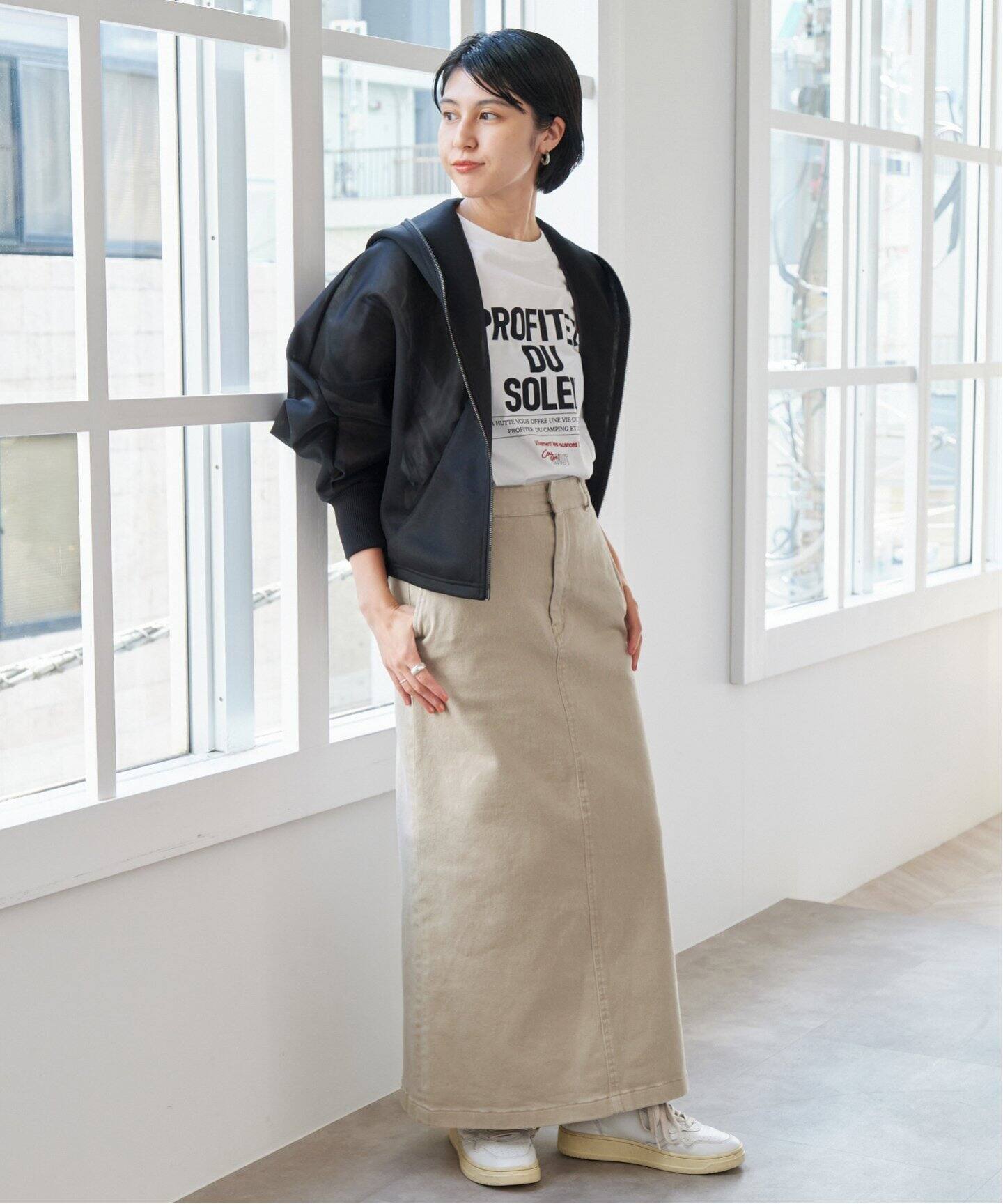 spick and span ストレッチウォッシュスカート ベージュ 38 spick and span ストレッチウォッシュスカート ベージュ 38