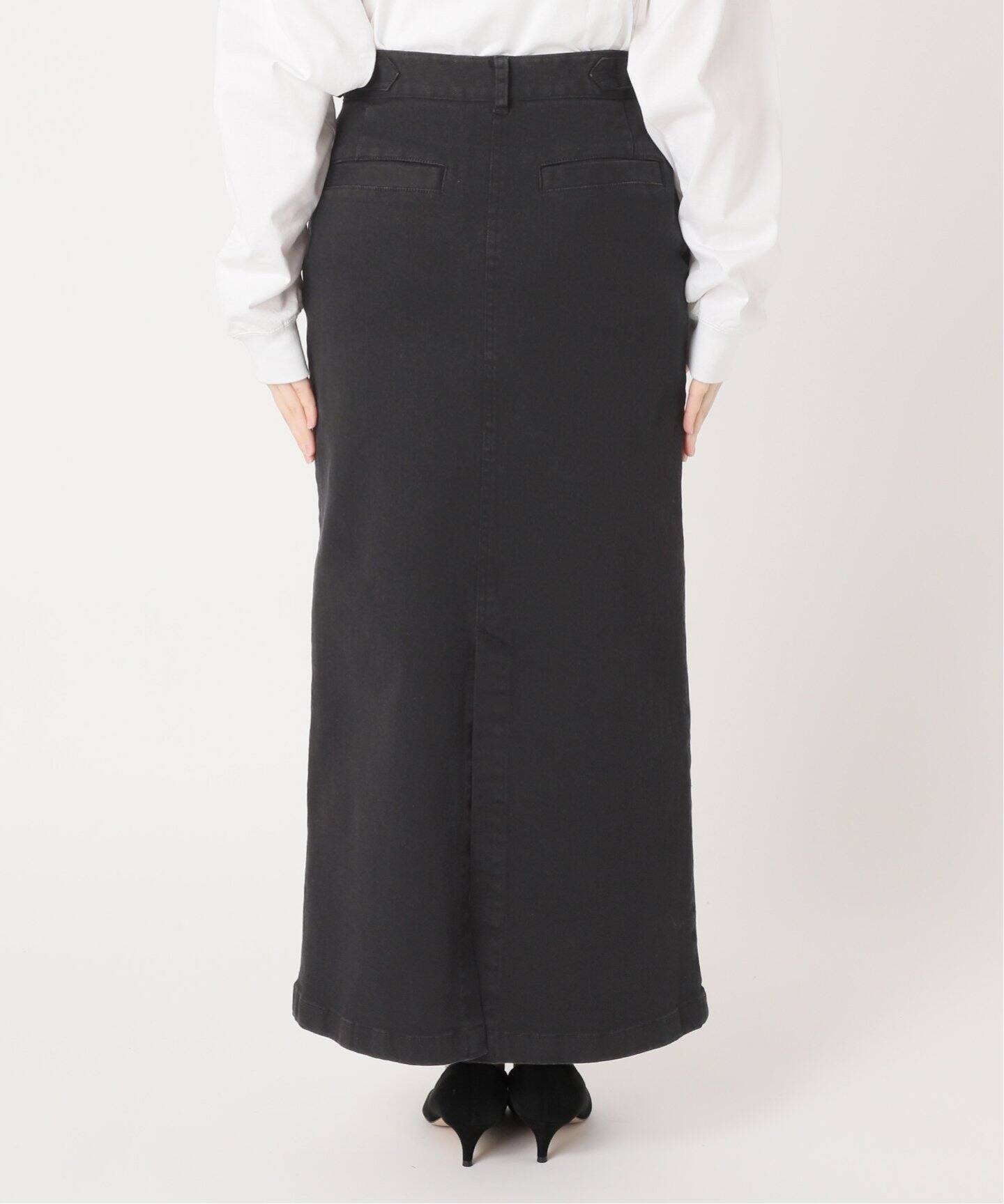 新品同様　Spick and Span ストレッチウォッシュスカート ストレッチウォッシュスカート（ロング・マキシ丈スカート）｜Spick