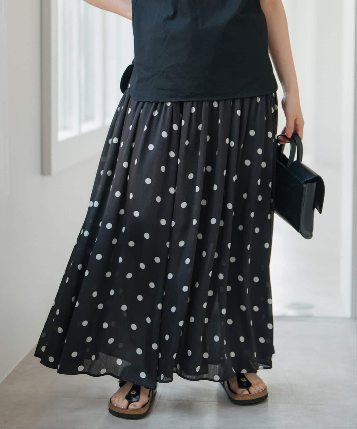 スカート SHE tokyo Anna dot Anna Star Dot Black | SHE Tokyo online shop