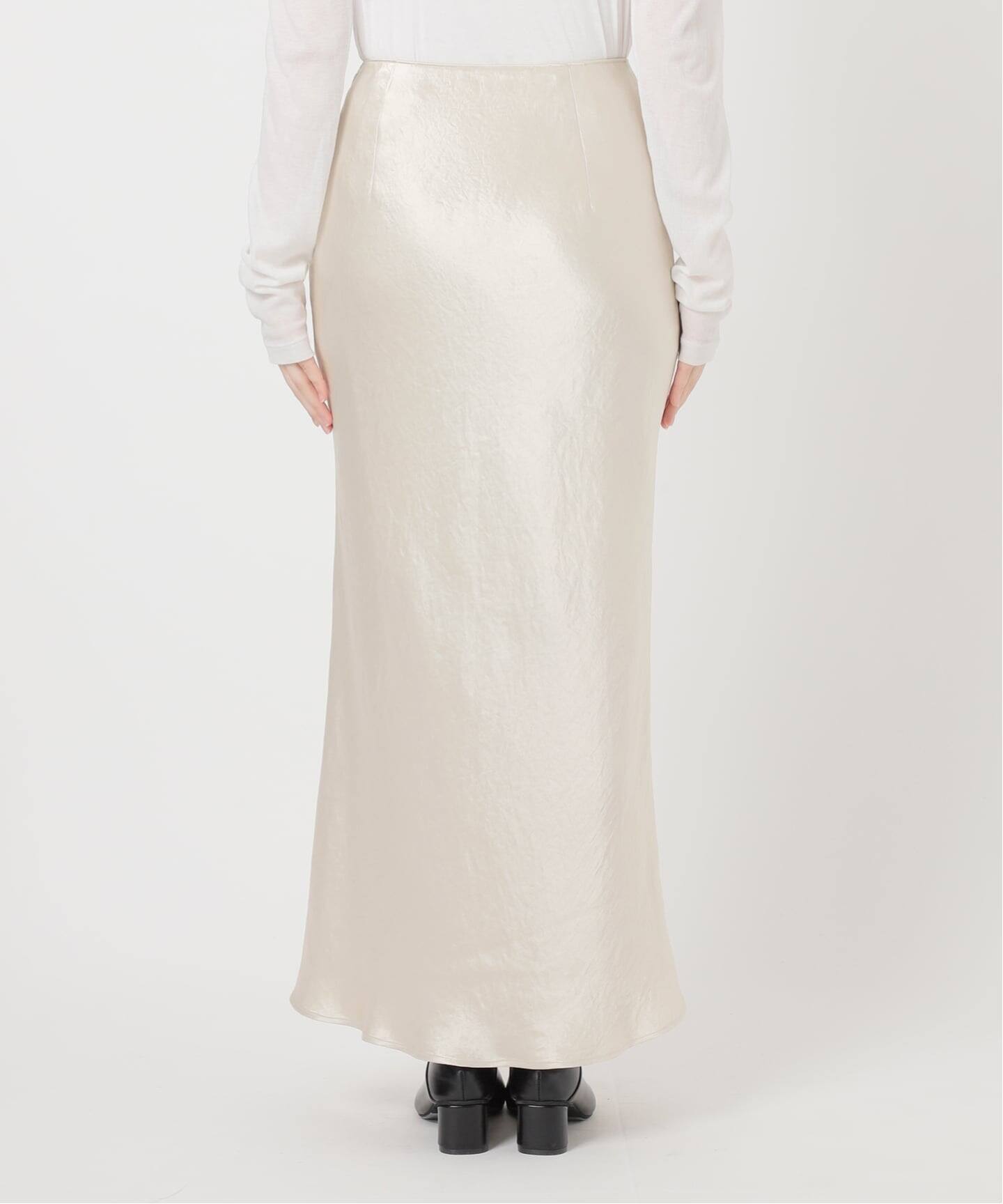 追加》サテンフレアスカート（ロング・マキシ丈スカート）｜Spick and