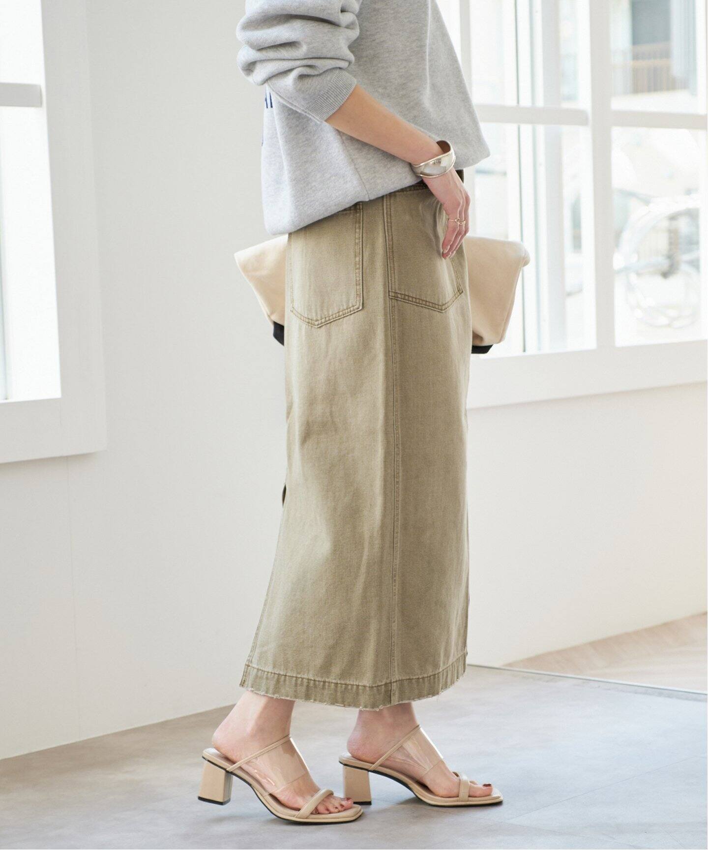 5 1/2 DUCK SKIRT（デニムスカート）｜Spick and Span（スピック  