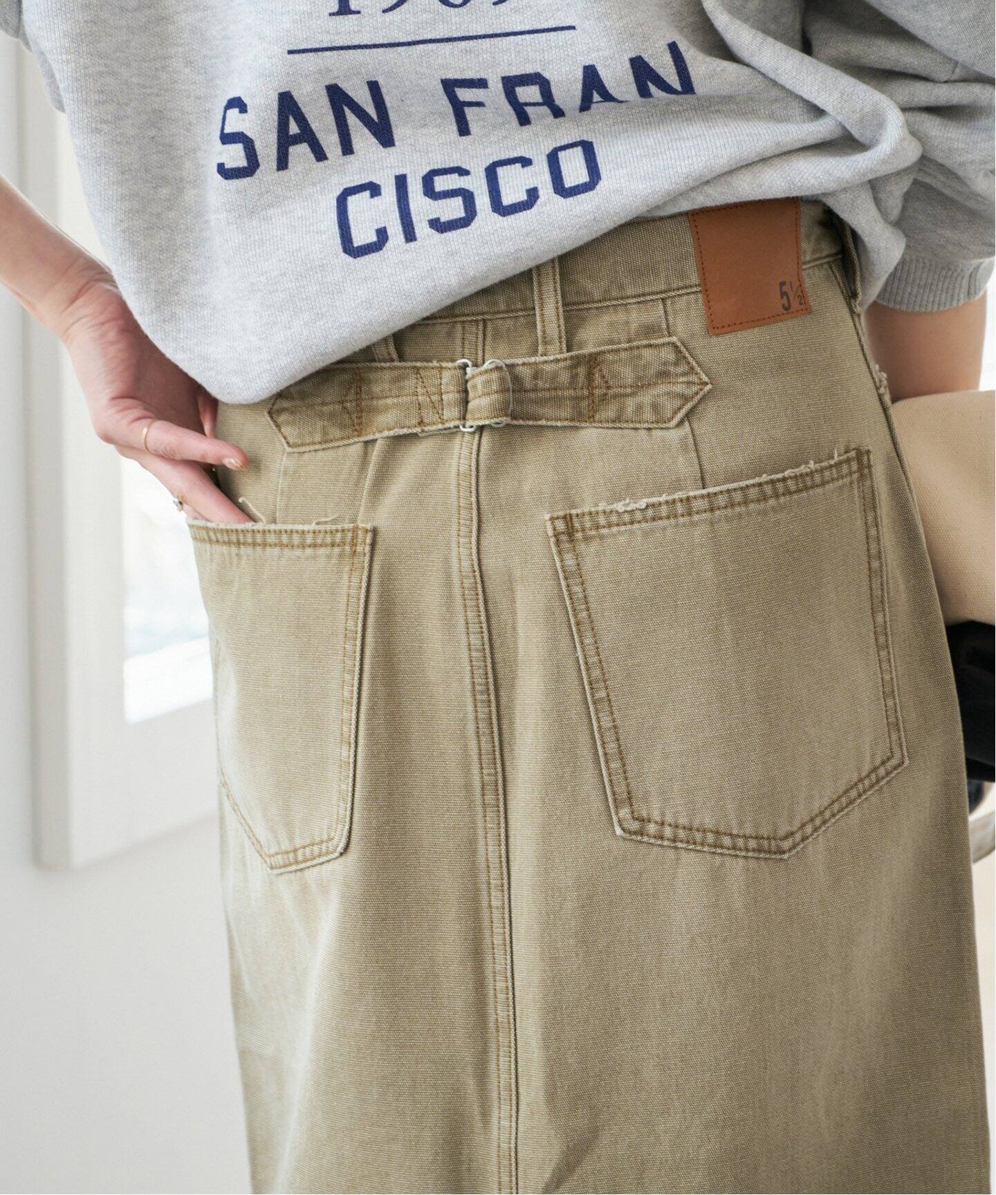 5 1/2 DUCK SKIRT（デニムスカート）｜Spick and Span（スピック  