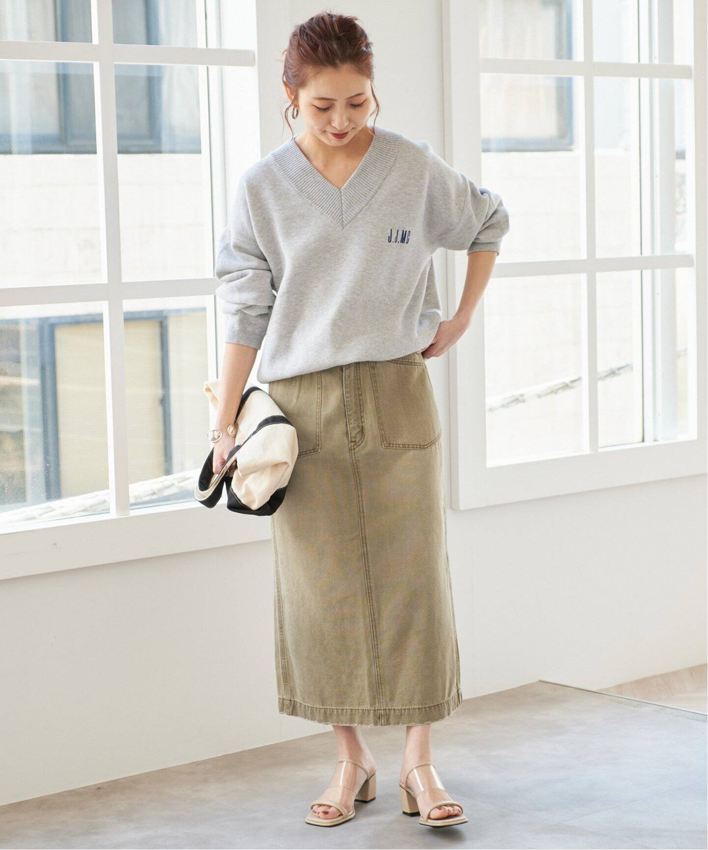 5 1/2 DUCK SKIRT（デニムスカート）｜Spick and Span（スピック  