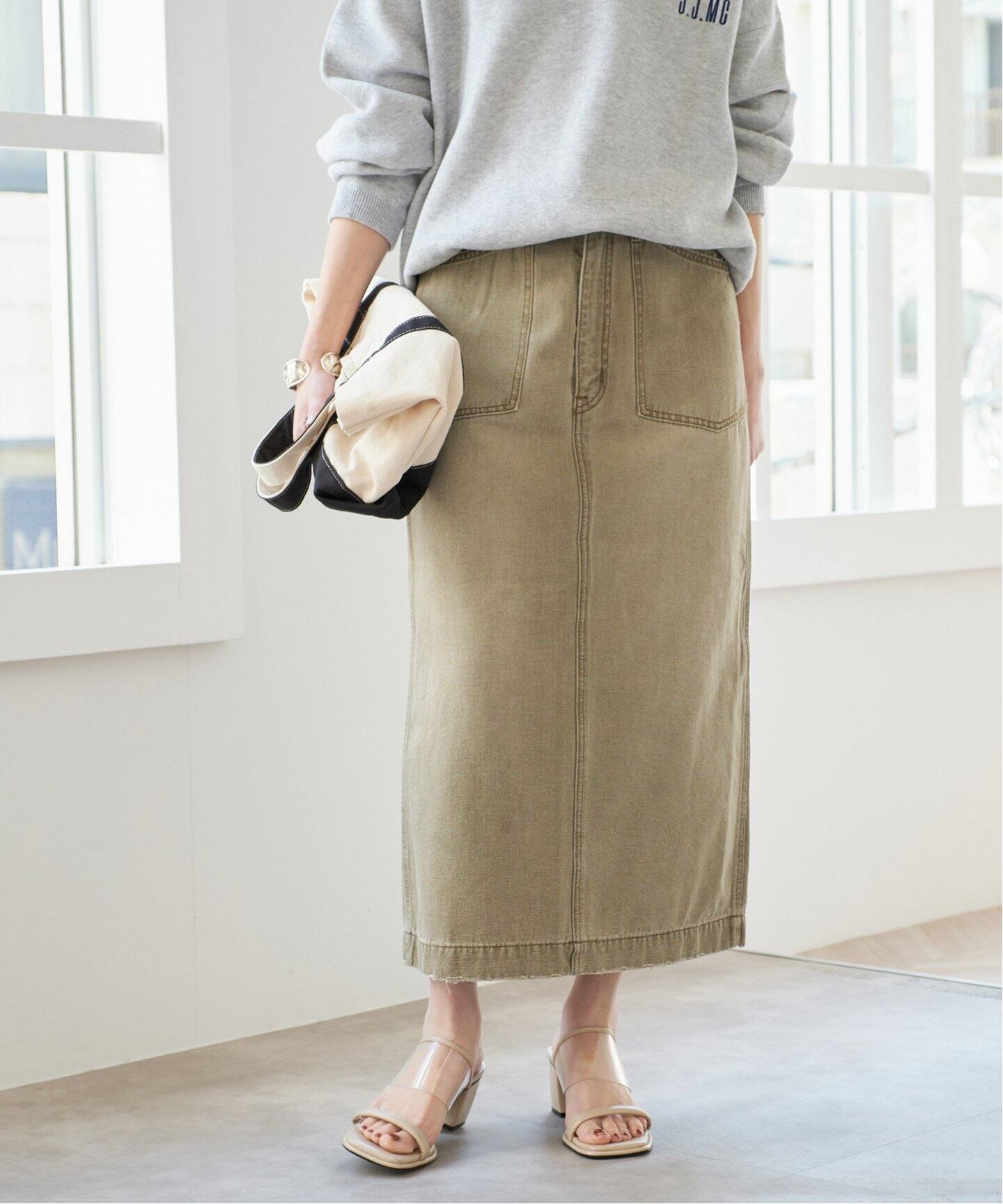 5 1/2 DUCK SKIRT（デニムスカート）｜Spick and Span（スピック  