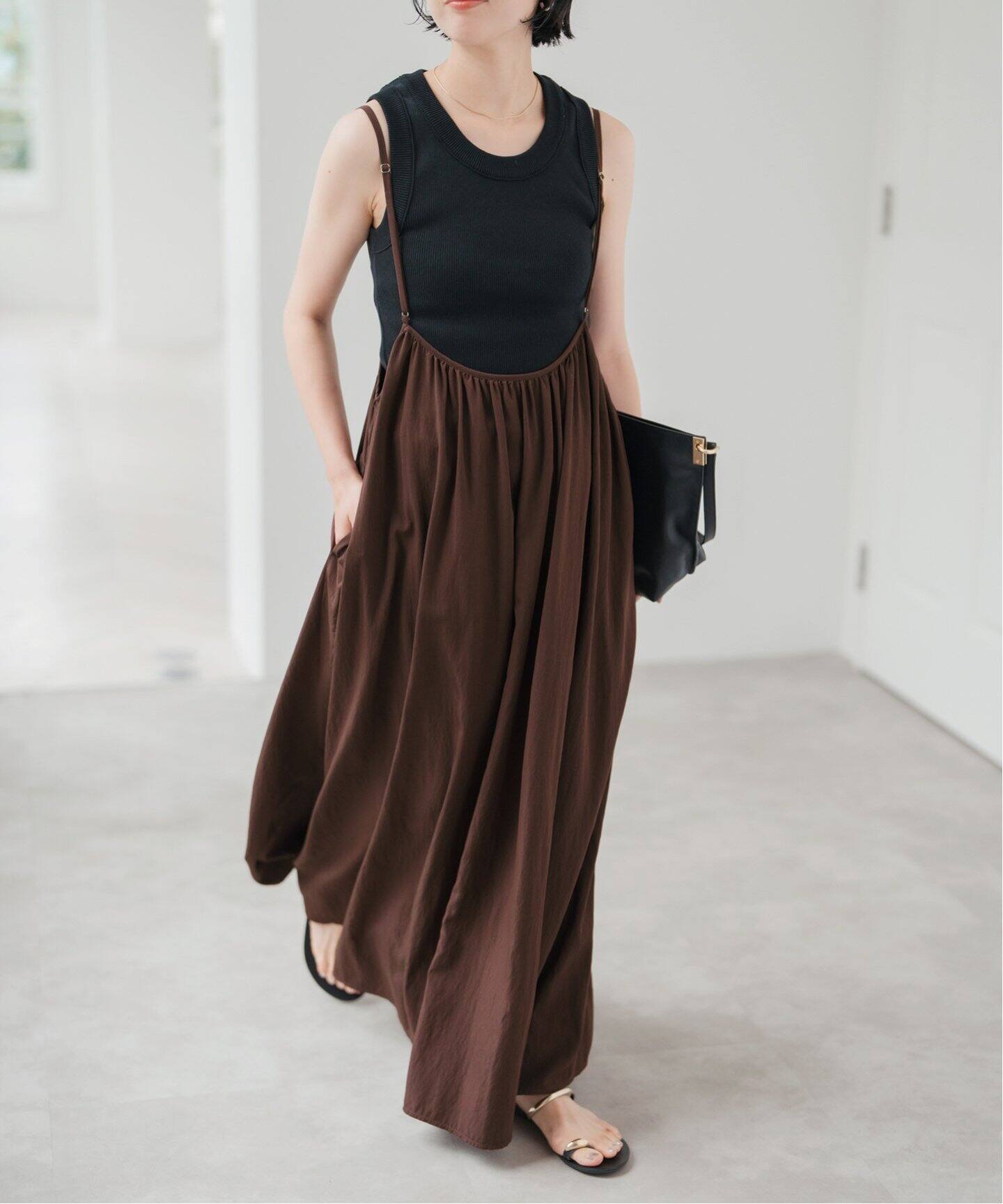 U by SPICK & SPAN ブラックロングスカート U by SPICK&SPAN スカート ロングバルーンスカート : ZOZOTOWN