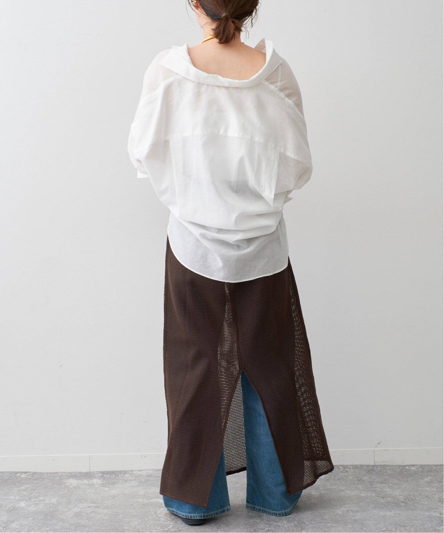 メッシュタイトスカート（ロング・マキシ丈スカート）｜Spick