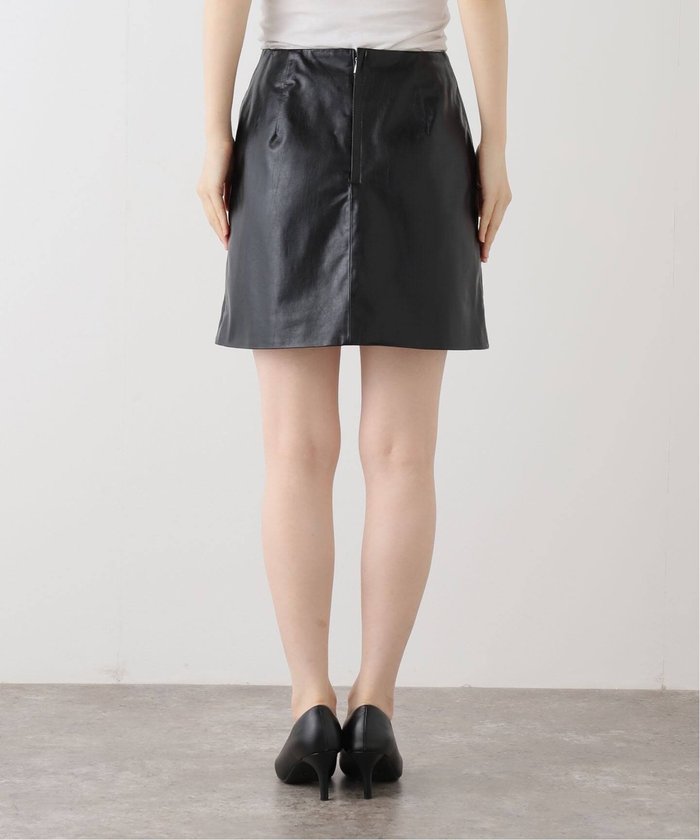 フェイクレザーミニスカート（ミニスカート）｜Spick and Span