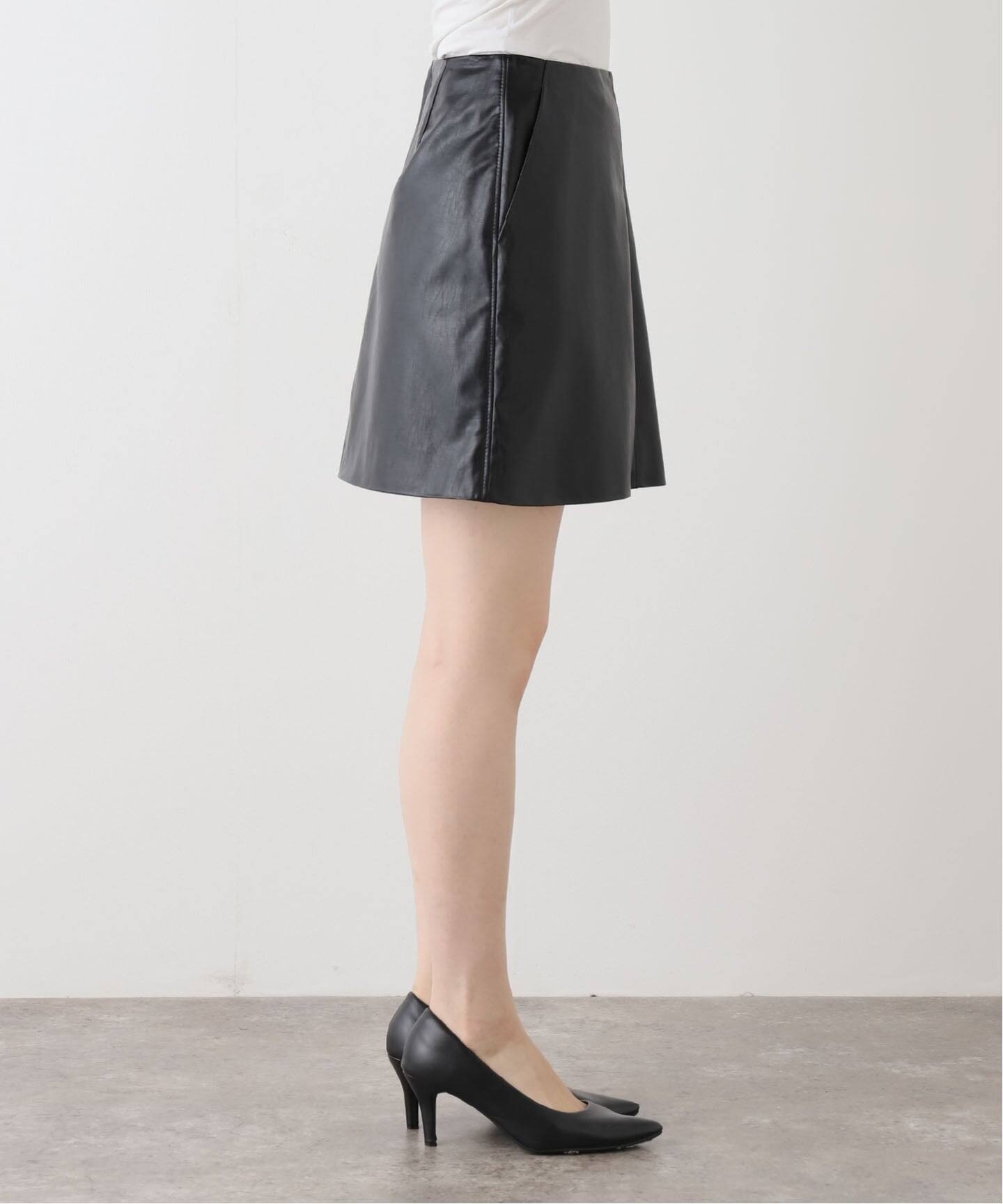 フェイクレザーミニスカート（ミニスカート）｜Spick and Span