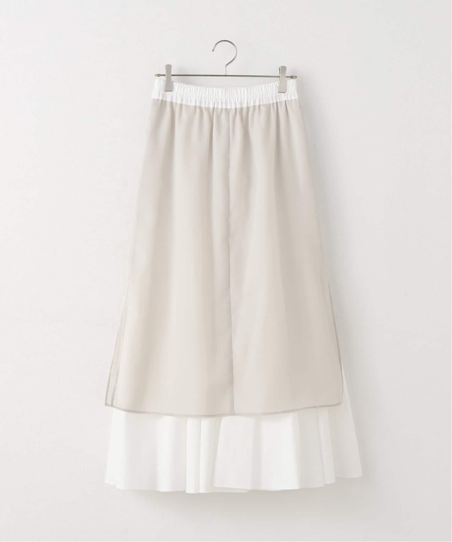 ソフトツイルギャザースカート（ロング・マキシ丈スカート）｜Spick