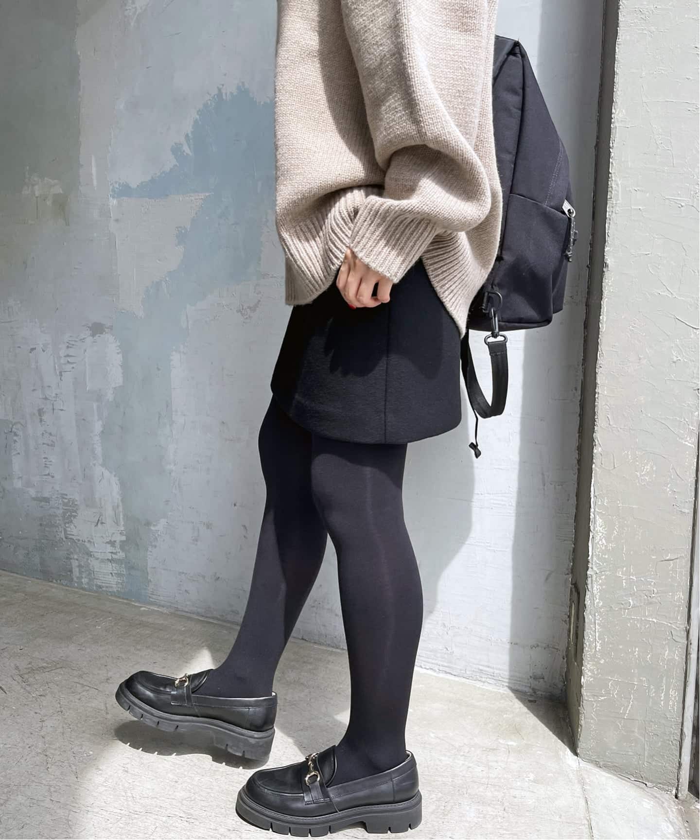 [未使用]Spick & Span メルトンAラインミニスカート　グレー　38 Spick and Span メルトンAラインミニスカート 38サイズ グレー