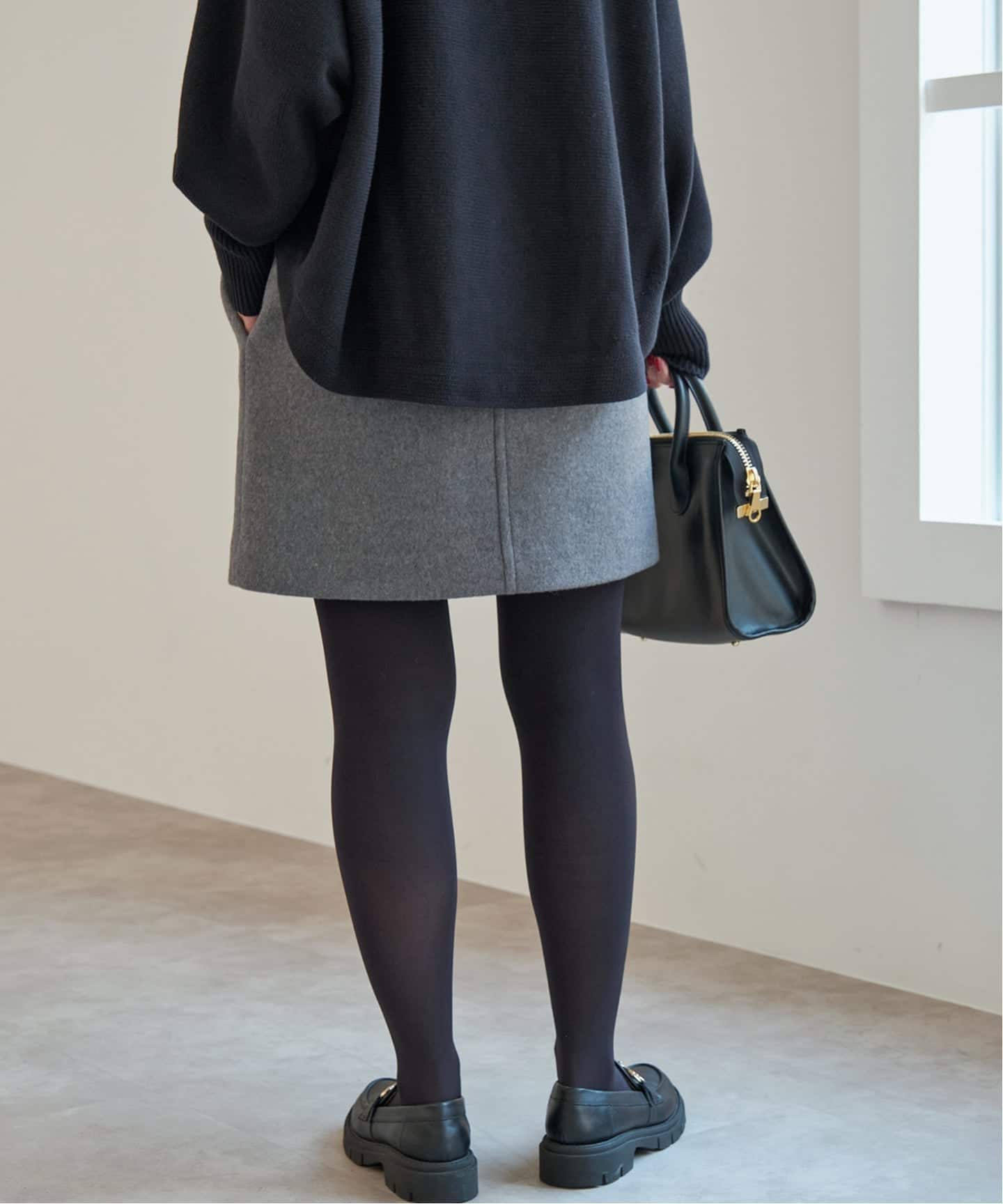 追加》メルトンAラインミニスカート（ミニスカート）｜Spick and Span