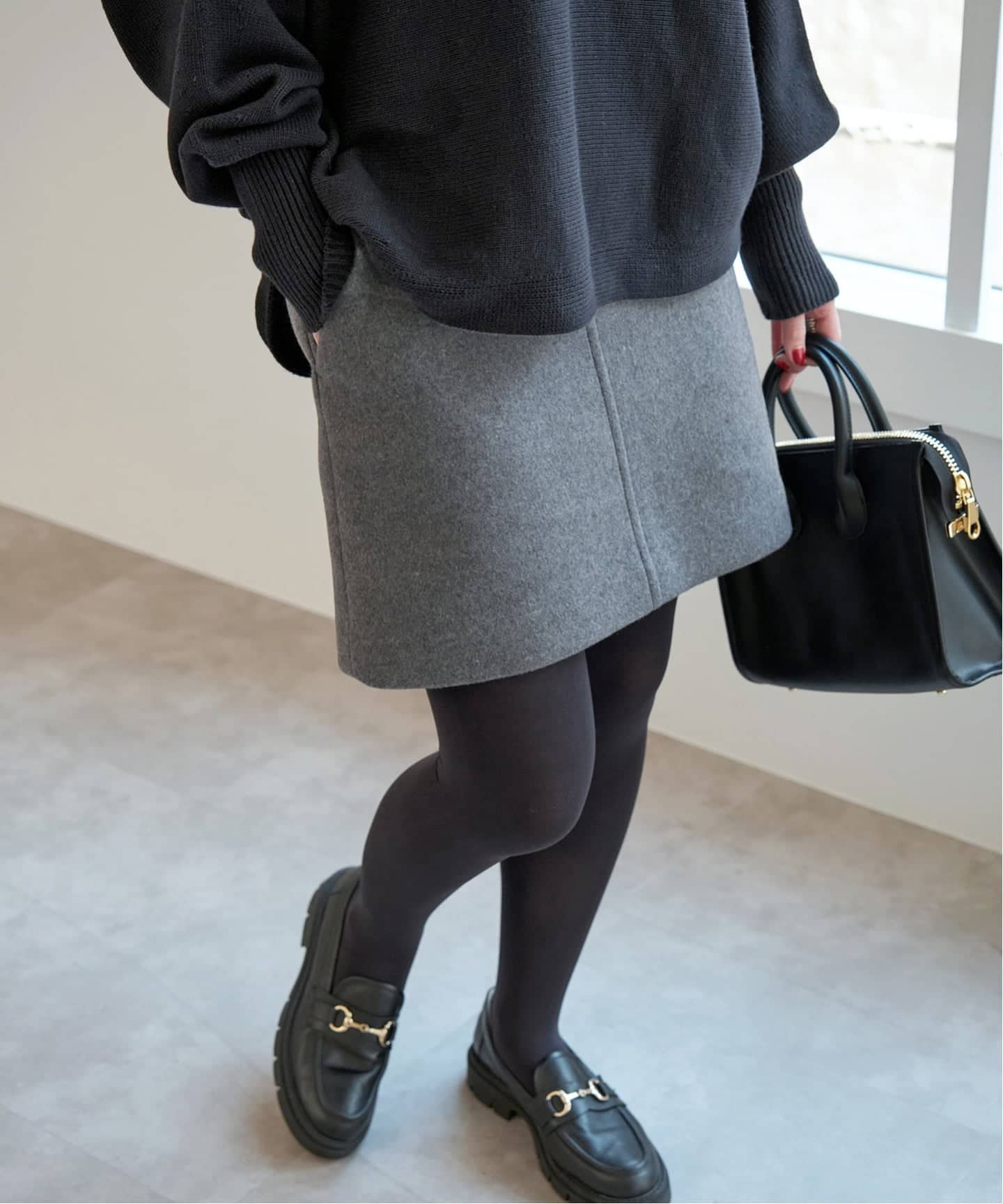 追加》メルトンAラインミニスカート（ミニスカート）｜Spick and Span