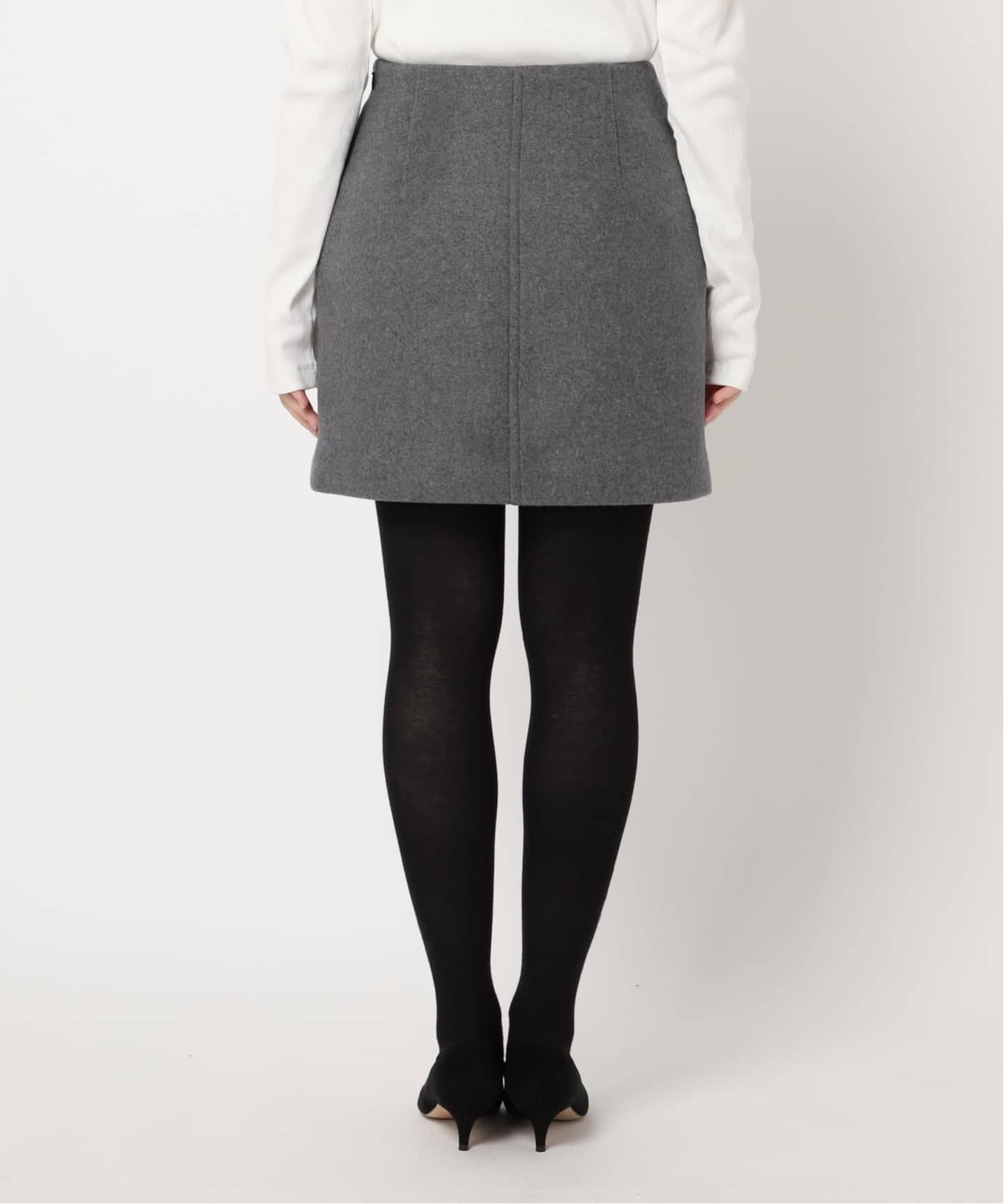 追加》メルトンAラインミニスカート（ミニスカート）｜Spick and Span