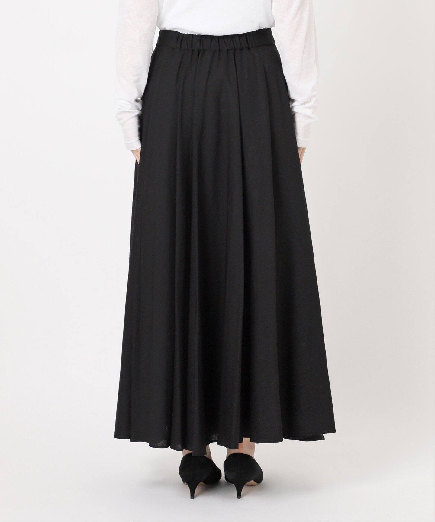 Spick & Span リネンブレンドイージーフレアスカート PE/LIイージーフレアスカート（ロング・マキシ丈スカート