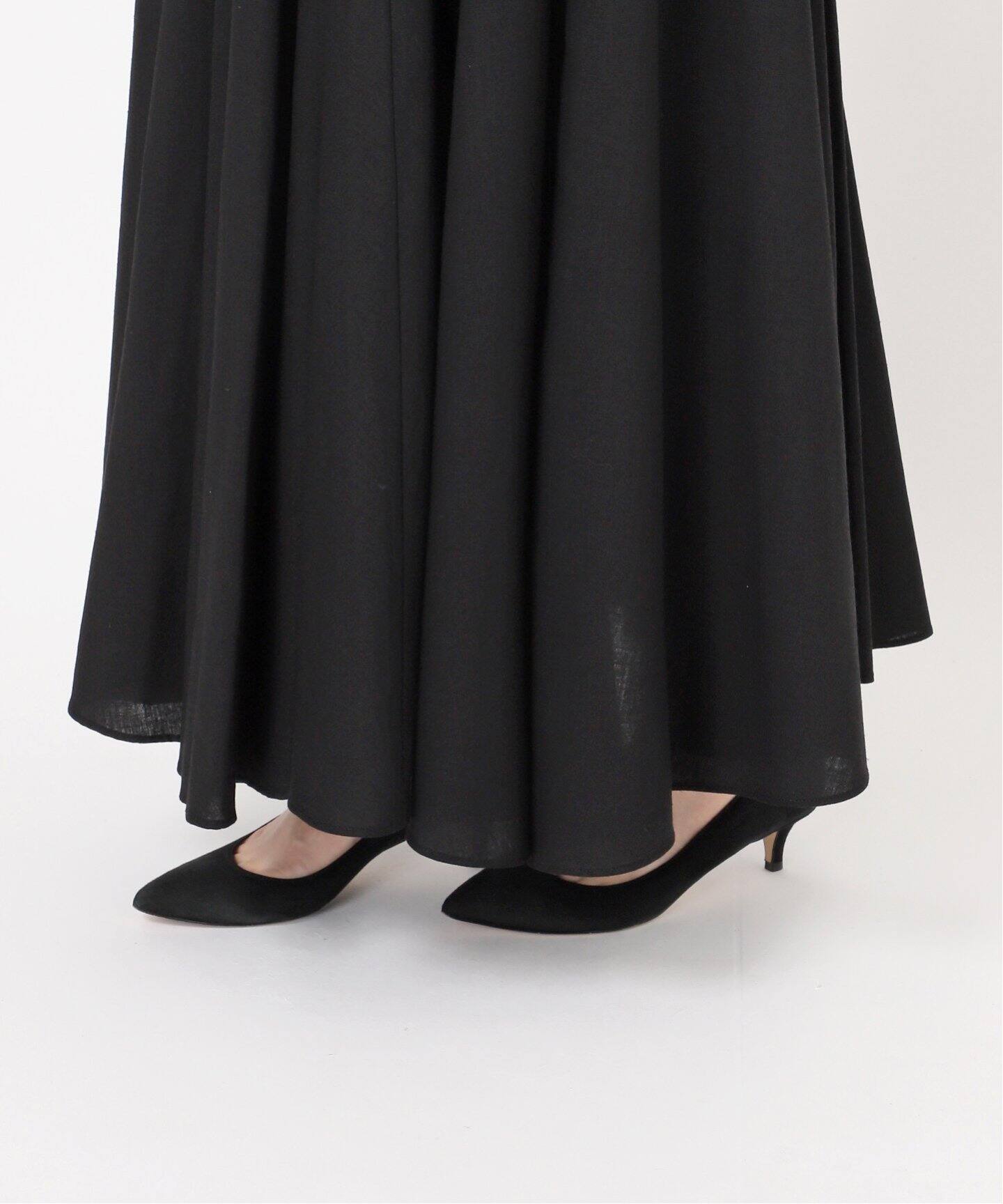 PE/LIイージーフレアスカート（ロング・マキシ丈スカート