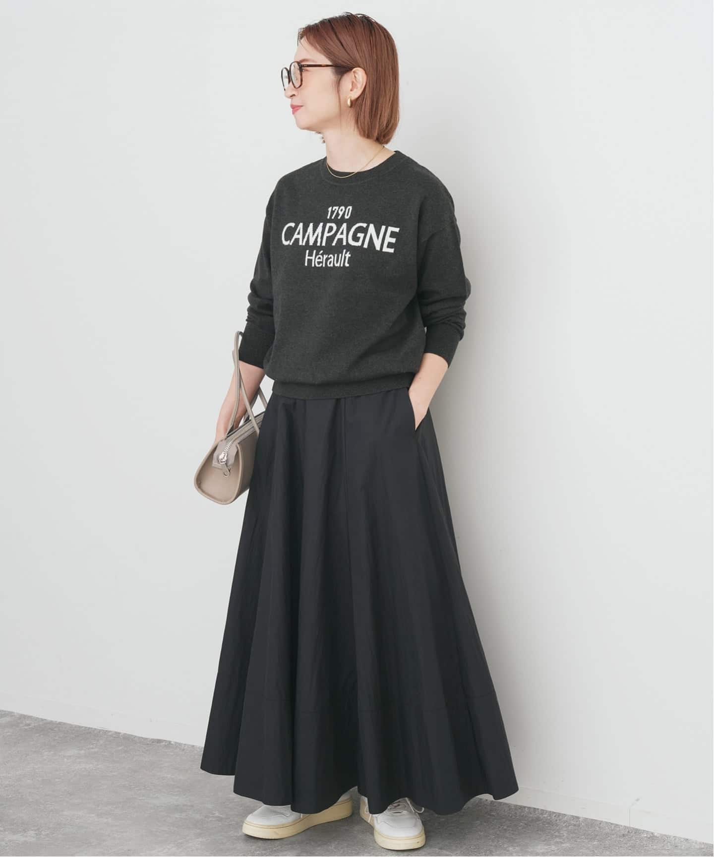 DONK ナイロンスカート FREAK'S STORE スカート ナイロンラウンドティアードスカート