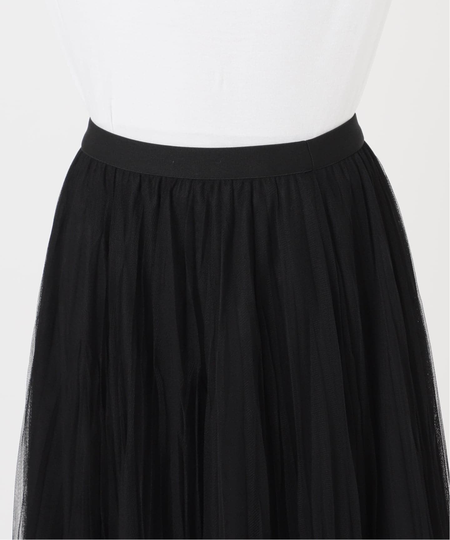 追加2》ランダムチュールプリーツスカート（ロング・マキシ丈スカート