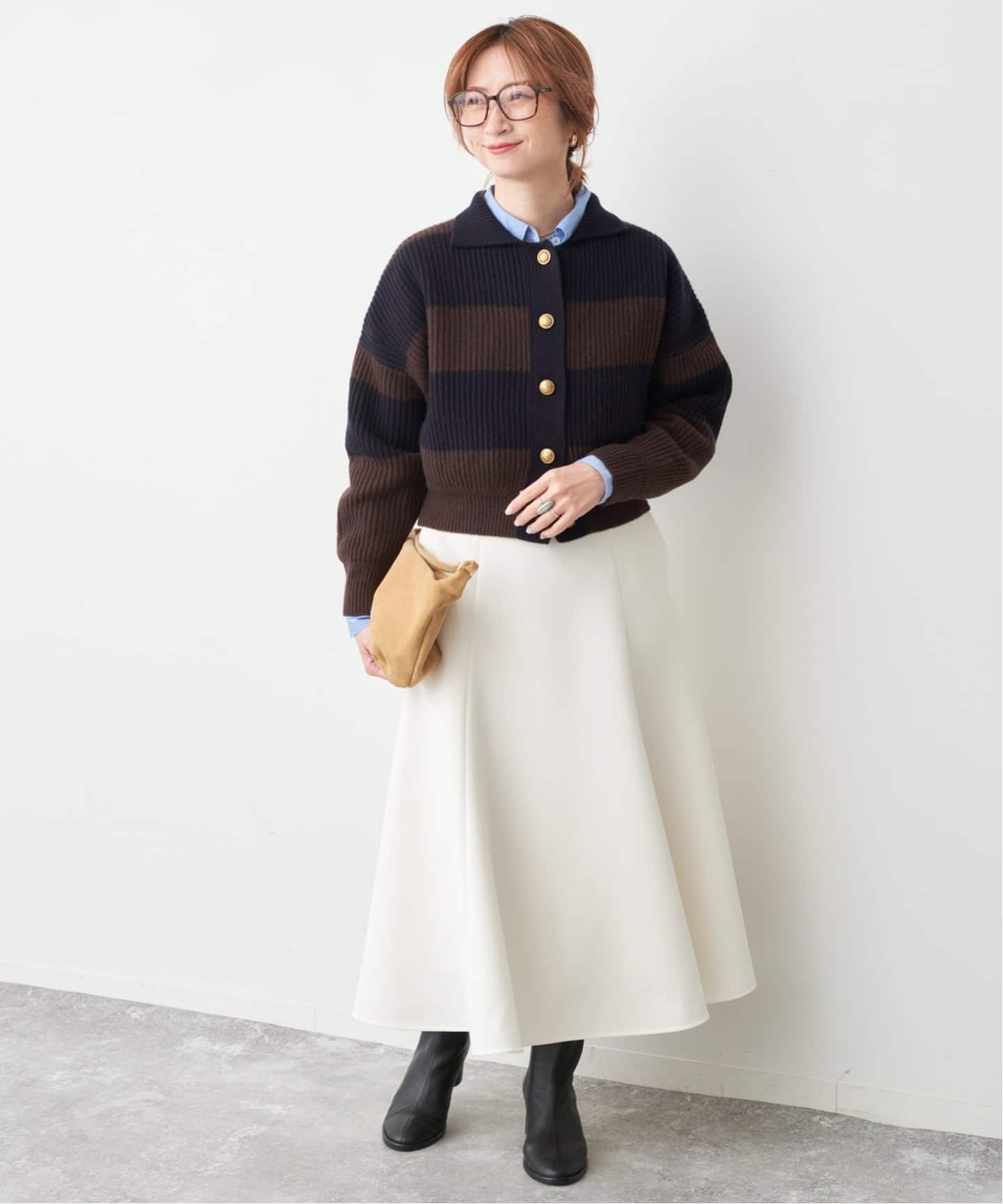 れがーとページ Wクロスフレアースカート（ロング・マキシ丈スカート）｜Spick and