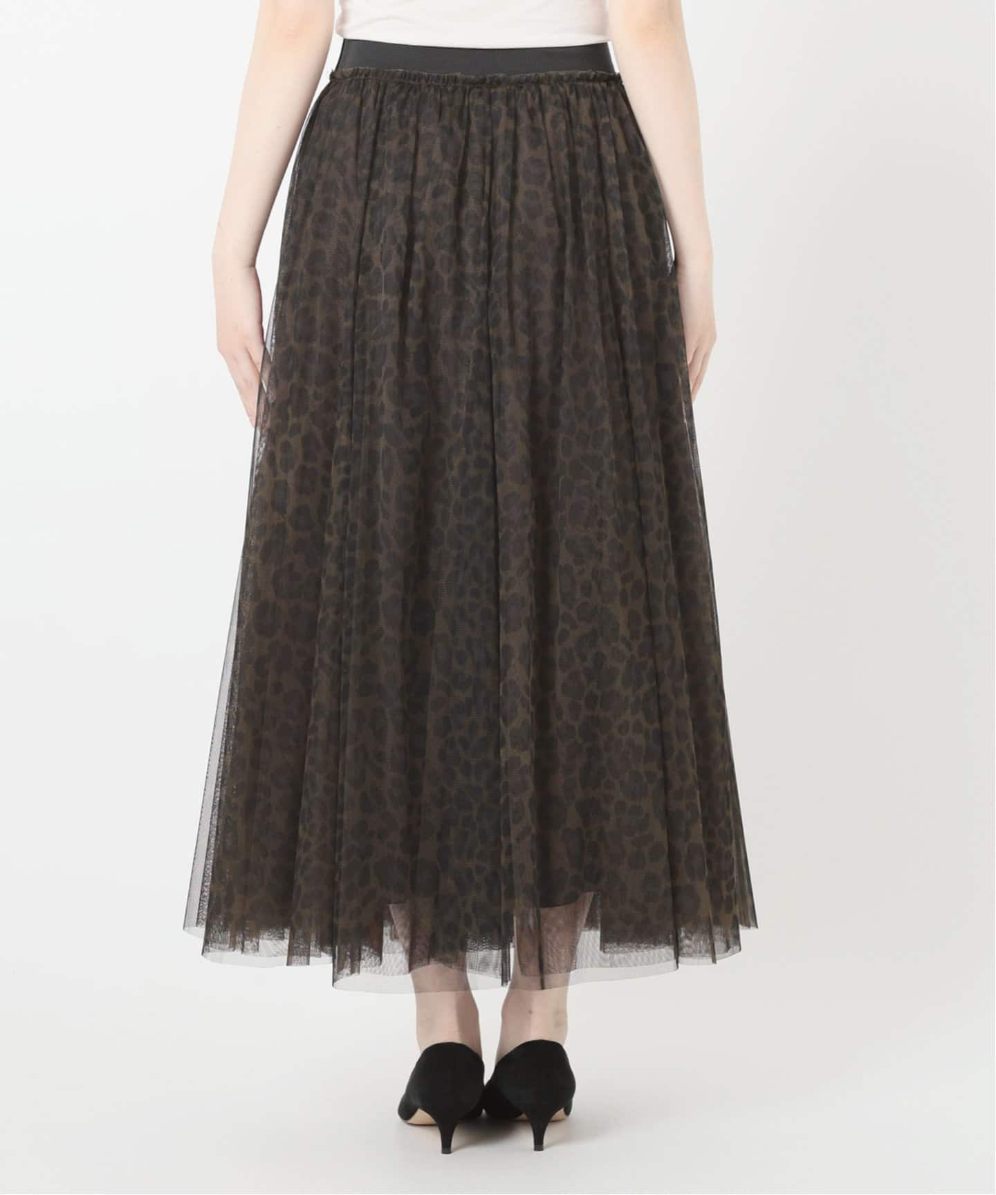 レオパードプリントチュールスカート（その他スカート）｜Spick