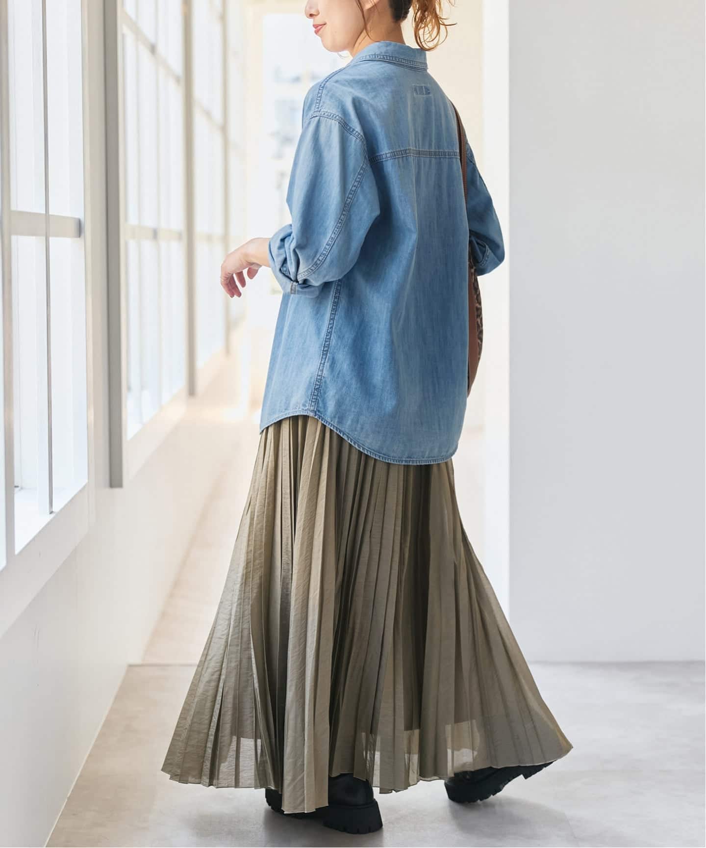 Spick & span シアーレースプリーツスカート シアーレースプリーツスカート（ロング・マキシ丈スカート
