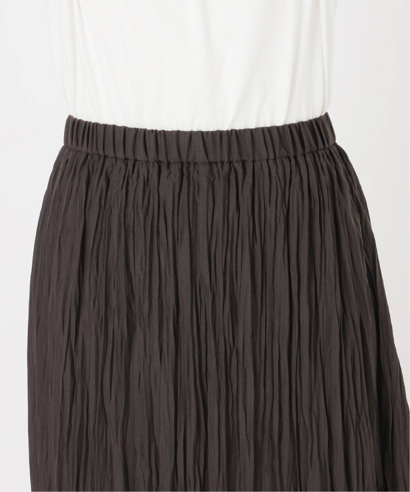 ワッシャーギャザースカート（ロング・マキシ丈スカート）｜Spick and  