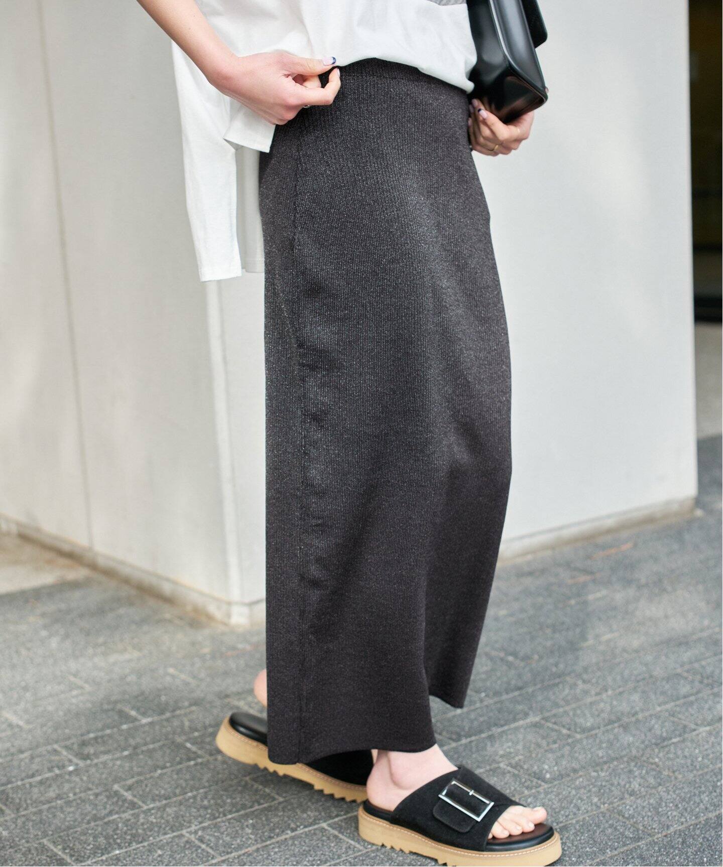 追加》ラメ総針タイトスカート（その他スカート）｜Spick and Span  