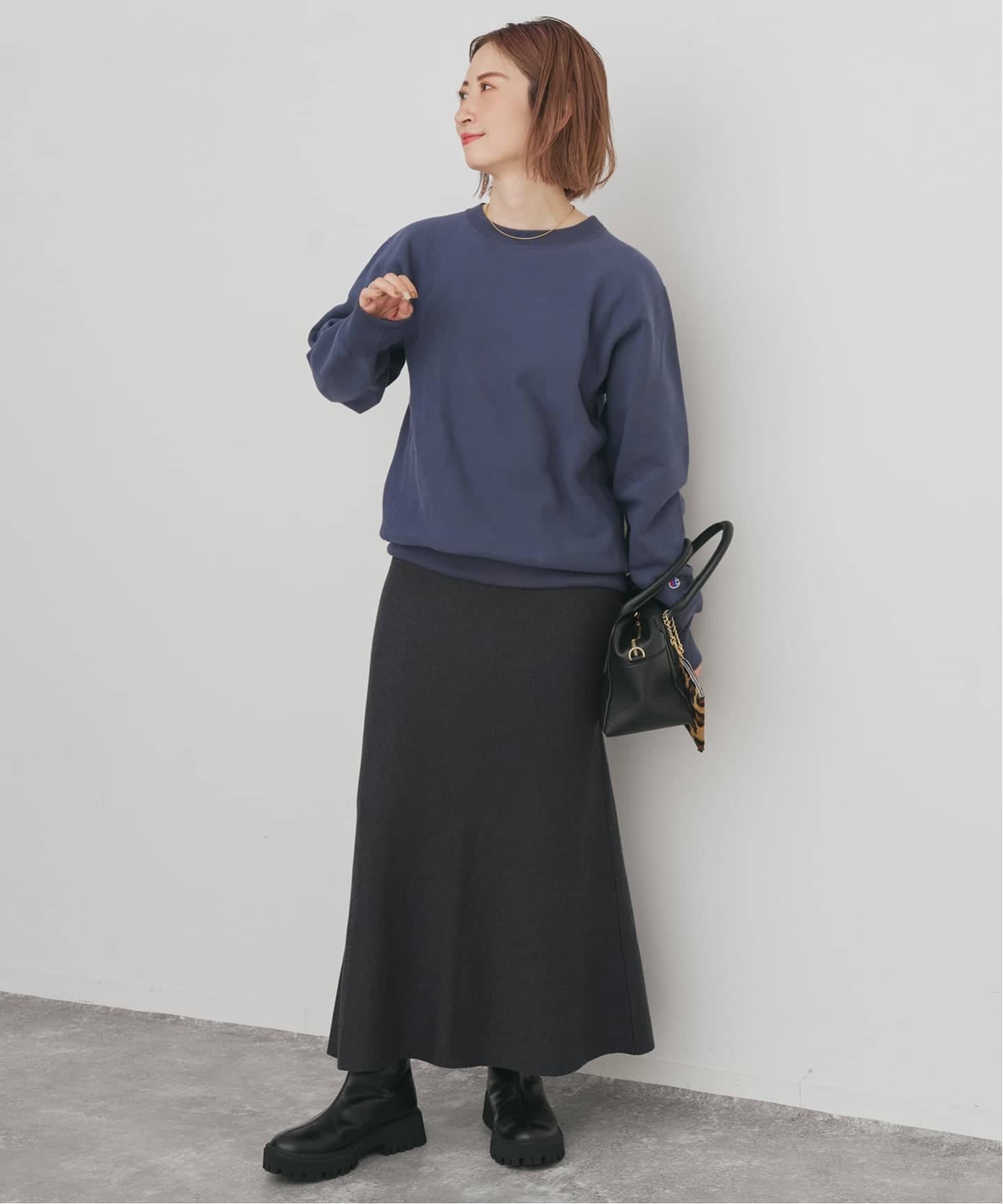 スムースニットフレアスカート（ロング・マキシ丈スカート）｜Spick