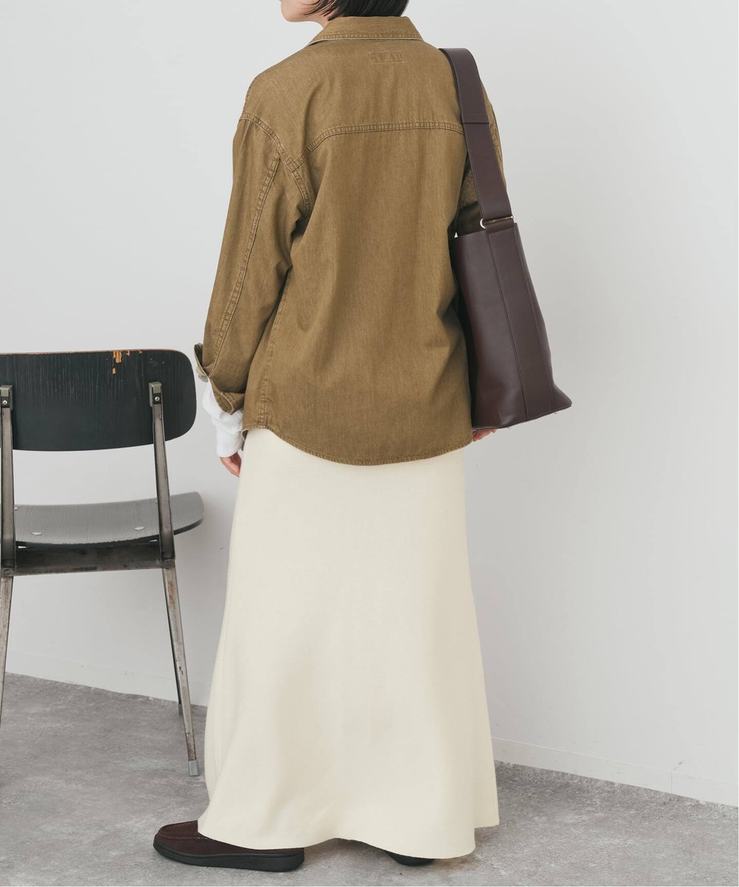 スムースニットフレアスカート（ロング・マキシ丈スカート）｜Spick