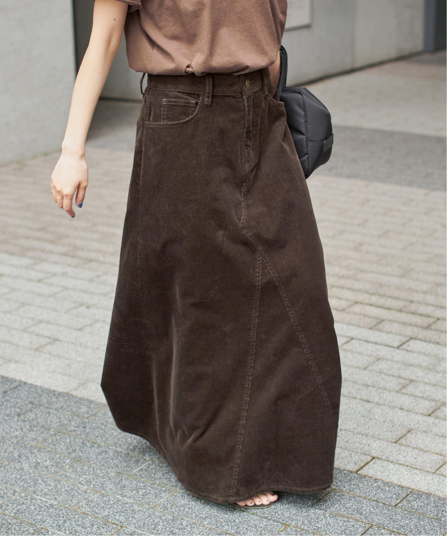 【タグ付き】Spick &Span ストレッチコーデュロイスカート　サイズ40 タグ付き】Spick &Span ストレッチコーデュロイスカート サイズ40