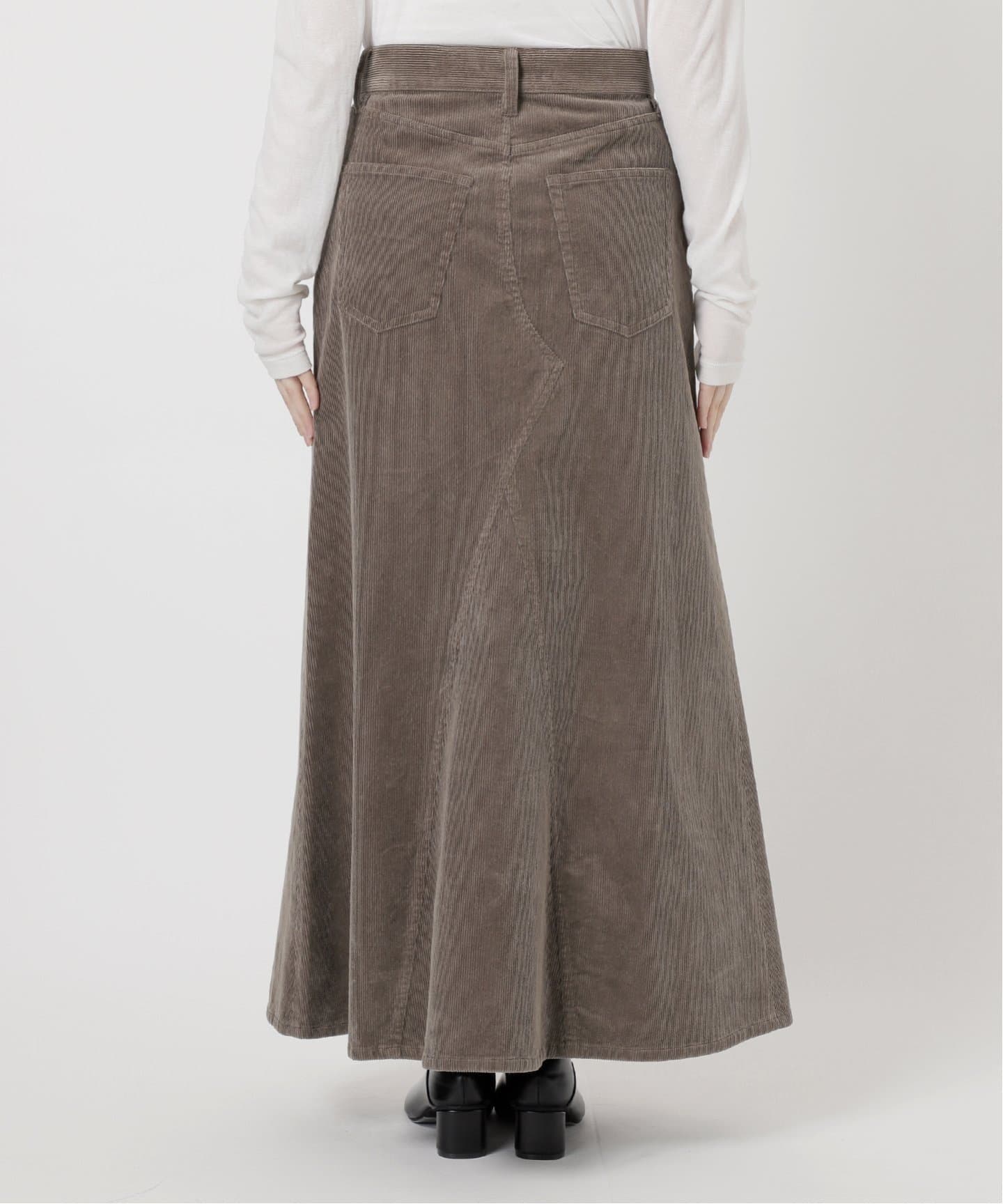 25awスピックアンドスパンストレッチコーデュロイスカート新品サイズ