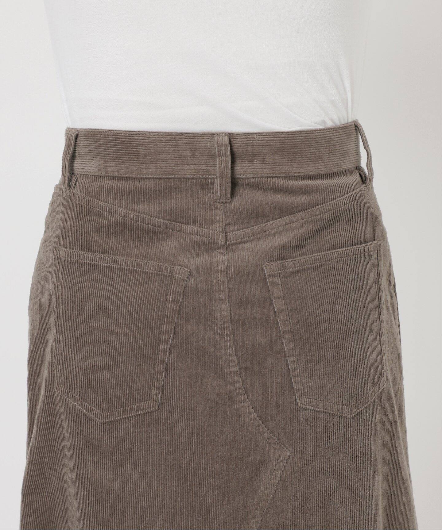 新品タグ付き スピックアンドスパン ストレッチコーデュロイスカート サイズ40 タグ付き】Spick &Span ストレッチコーデュロイスカート サイズ40