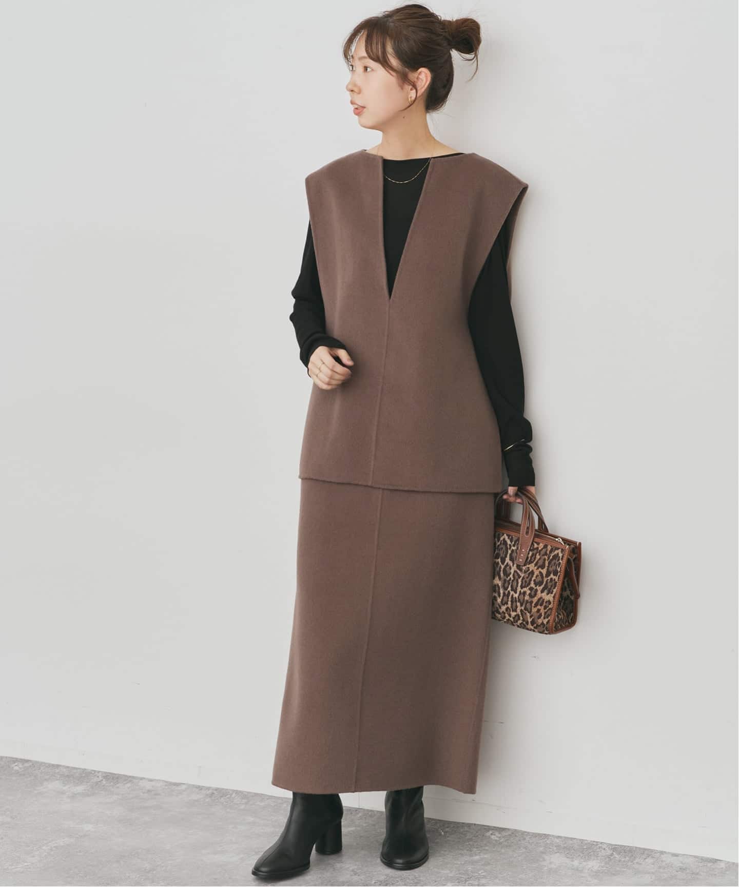 ダブルフェイスストレートスカート（その他スカート）｜Spick and Span