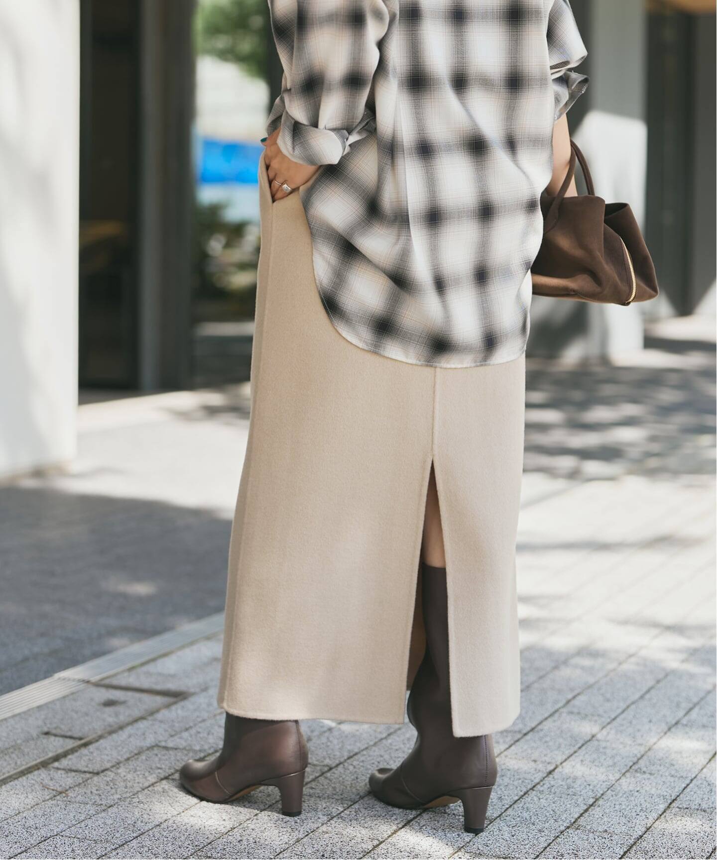 ダブルフェイスストレートスカート（その他スカート）｜Spick and Span