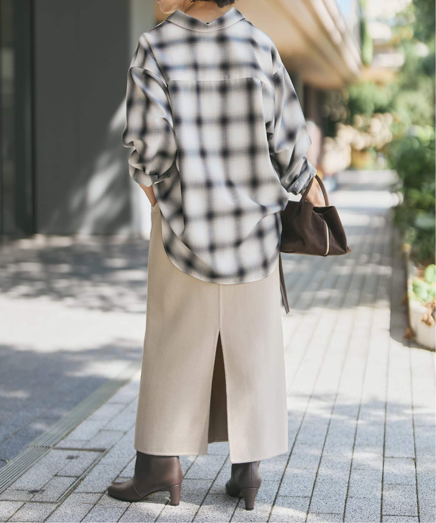 ダブルフェイスストレートスカート（その他スカート）｜Spick and Span