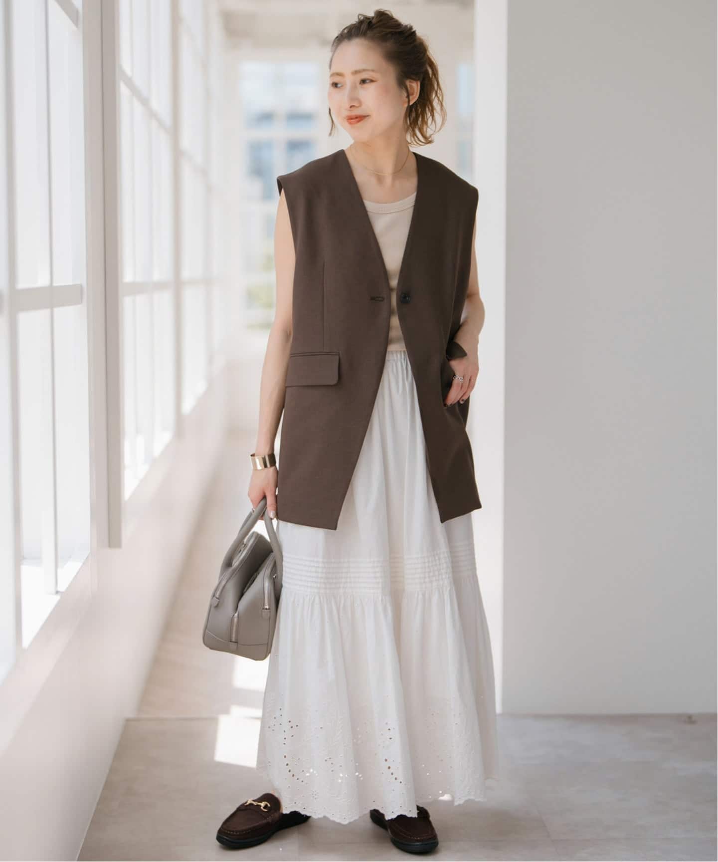 追加2》エンブロイダリーレーススカート（ロング・マキシ丈スカート