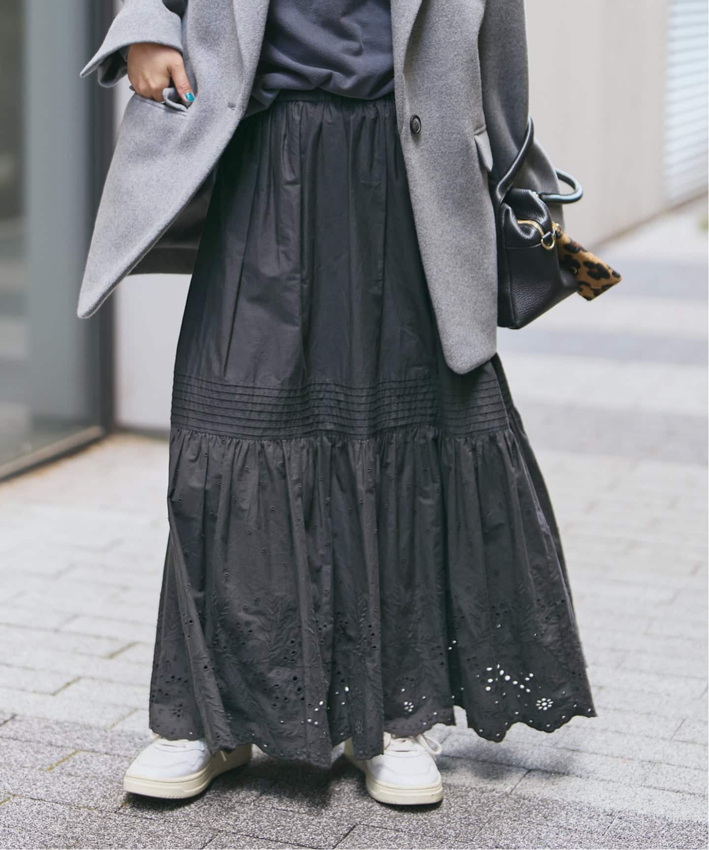 追加2》エンブロイダリーレーススカート（ロング・マキシ丈スカート